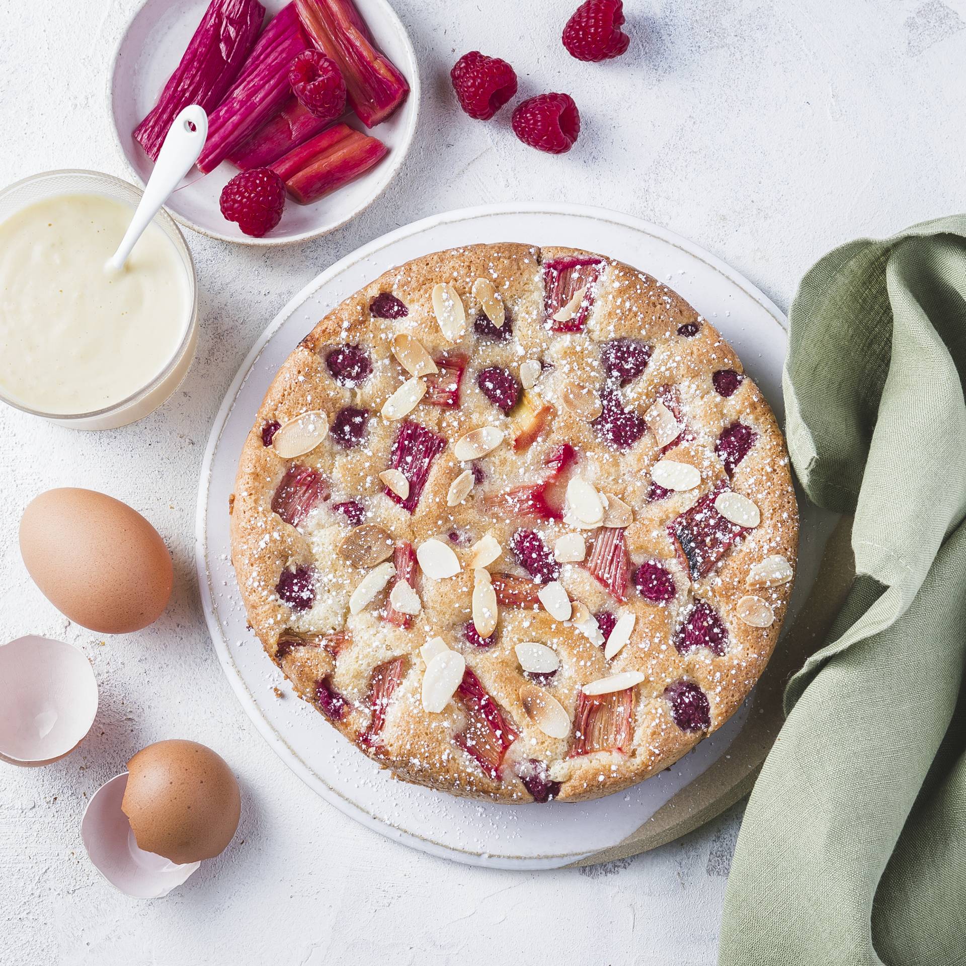 Fondant framboise rhubarbe aux blancs d'œufs - Recette Companion Connect XL | Moulinex