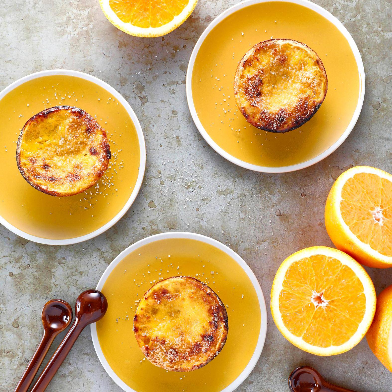 Oranges façon crème brûlée - Recepten Easy Fry Compact | Moulinex