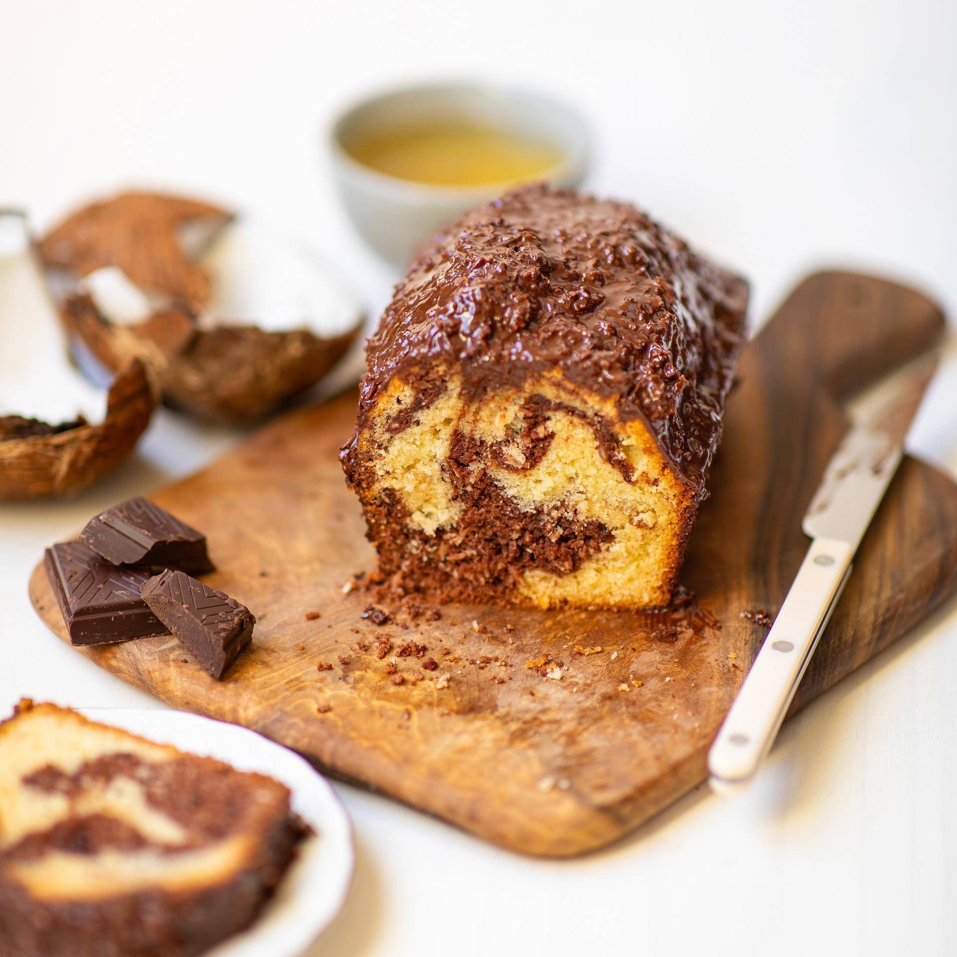 Cake marbré choco coco - Recepten Kitchen Coach | Moulinex