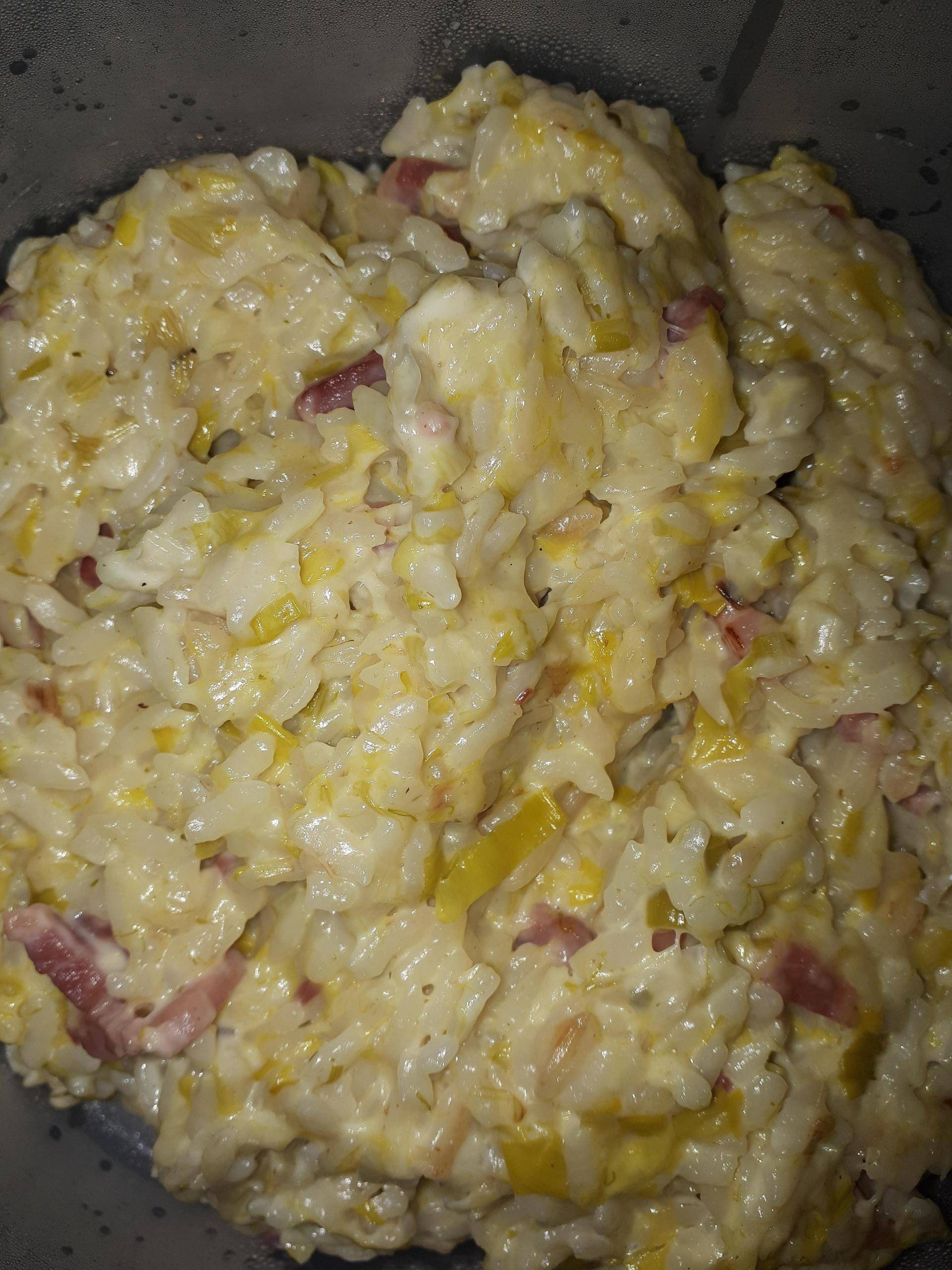 Risotto poireaux lardons - Recepten Cookeo | Moulinex