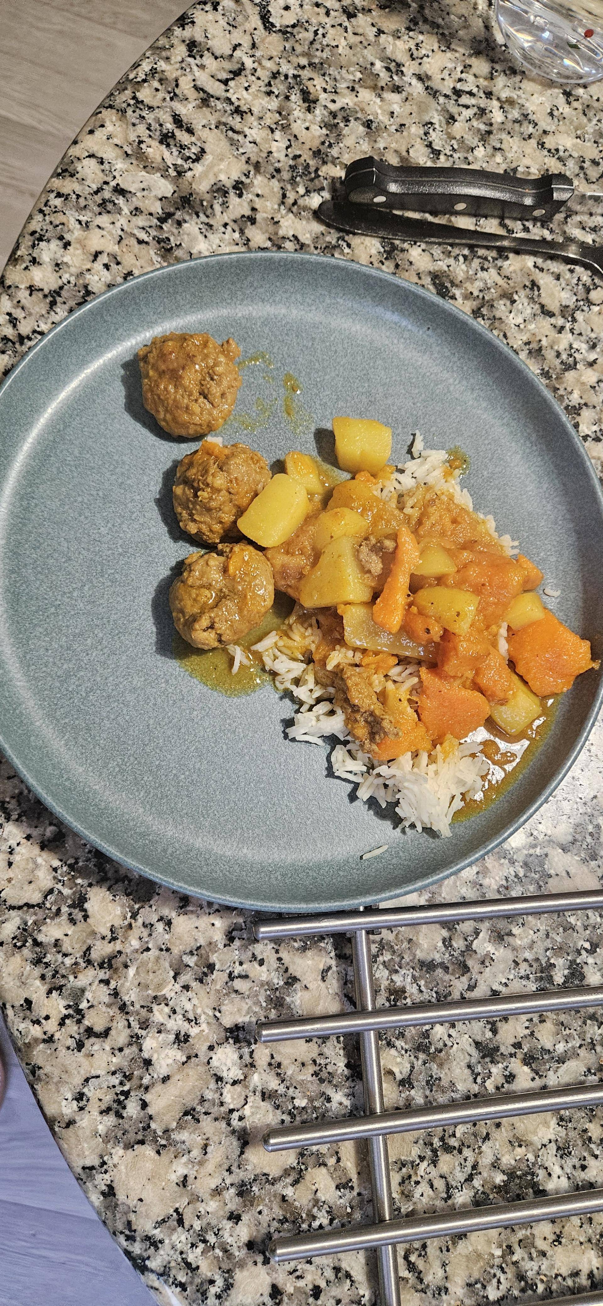 Mijoté de Boulettes "Soleil" aux Patates Douces - Recette Cookeo Infinity Autostir | Moulinex