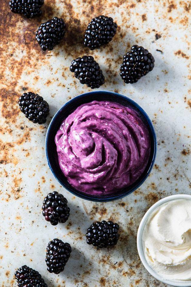 Sorbet à la mûre & mascarpone - Recette Perfectmix + | Moulinex