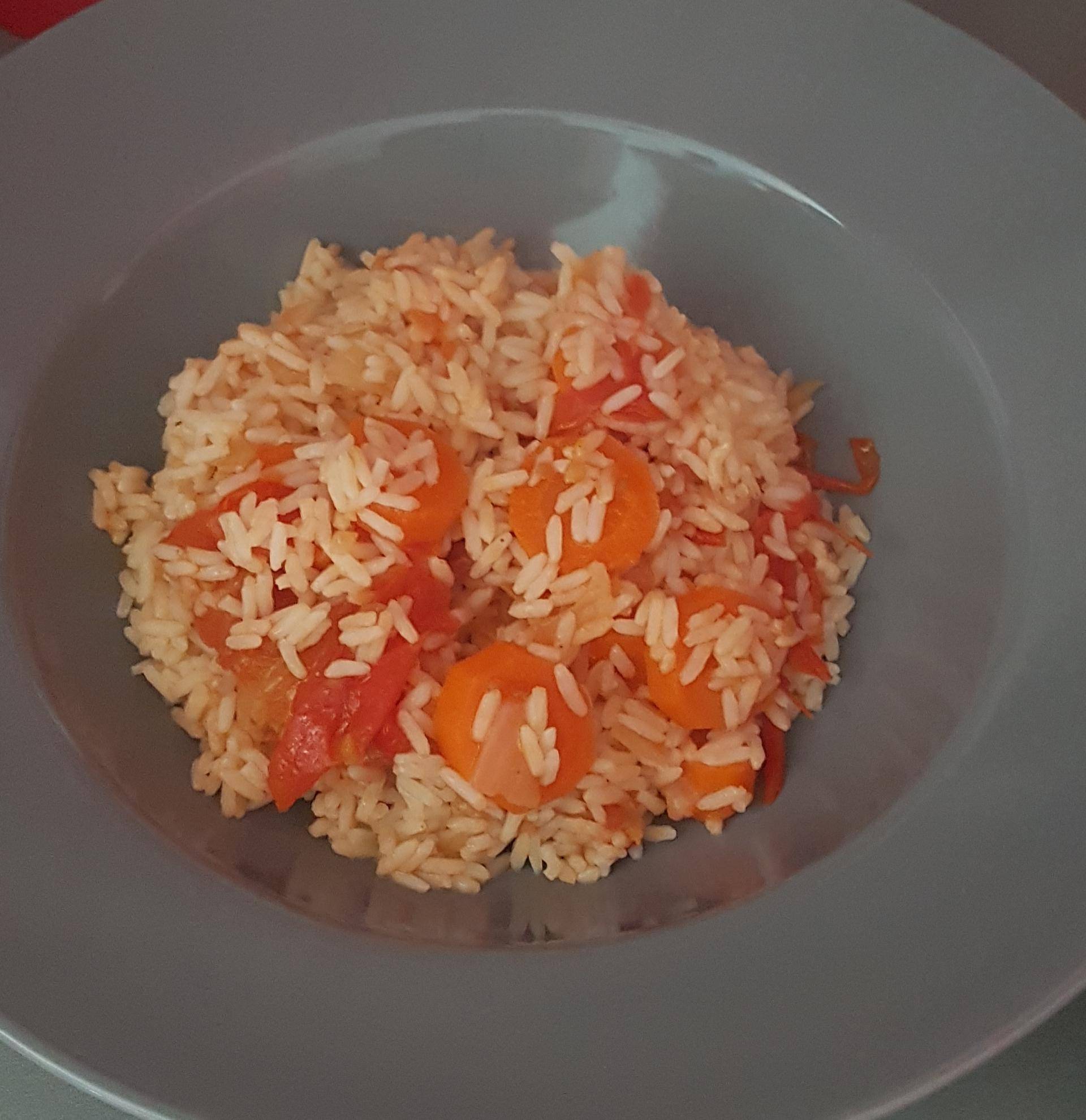 Riz à la tomate et aux carottes - Recette Companion | Moulinex