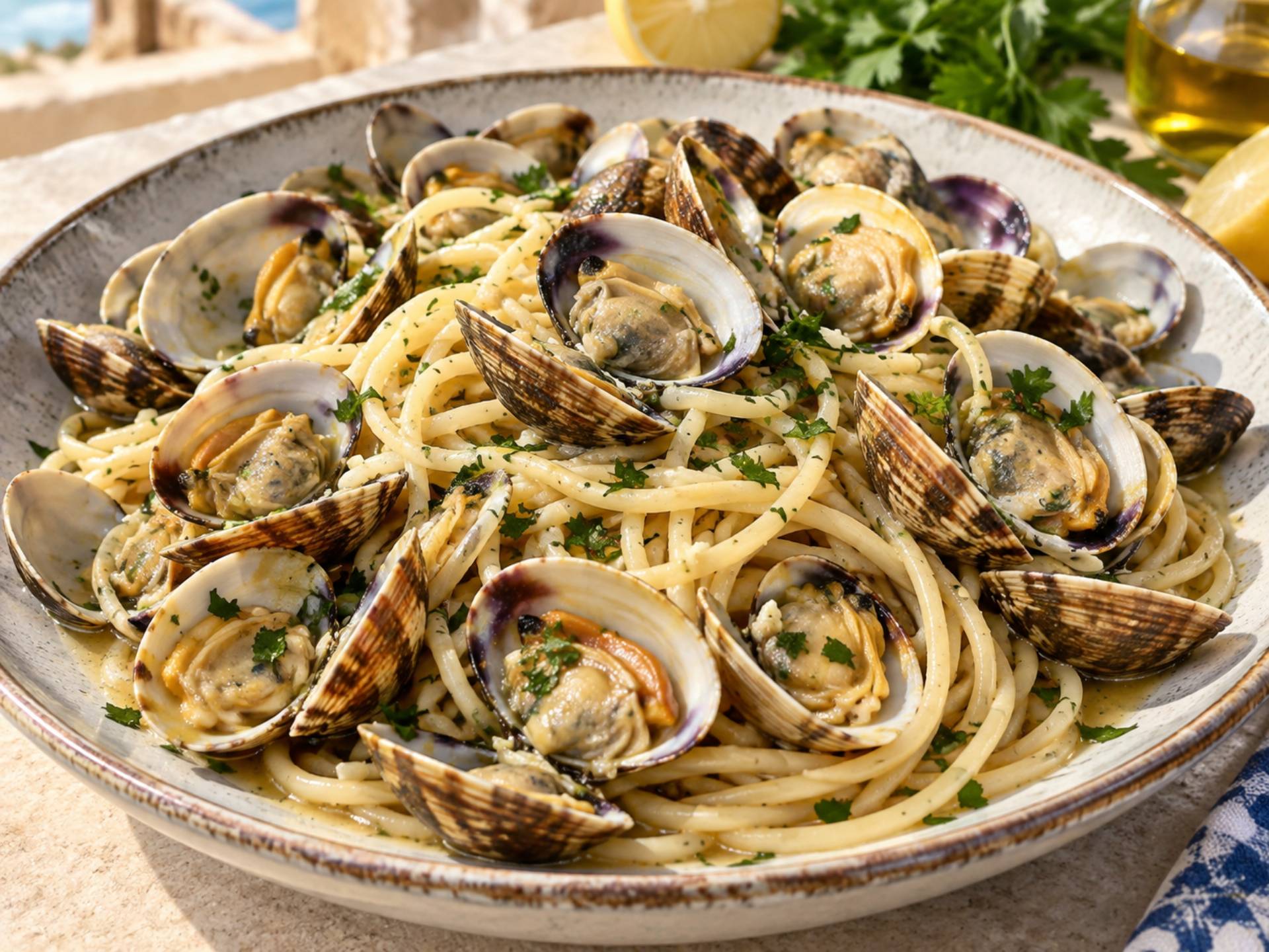 Spaghettis aux palourdes Philippe - Recette Cookeo | Moulinex