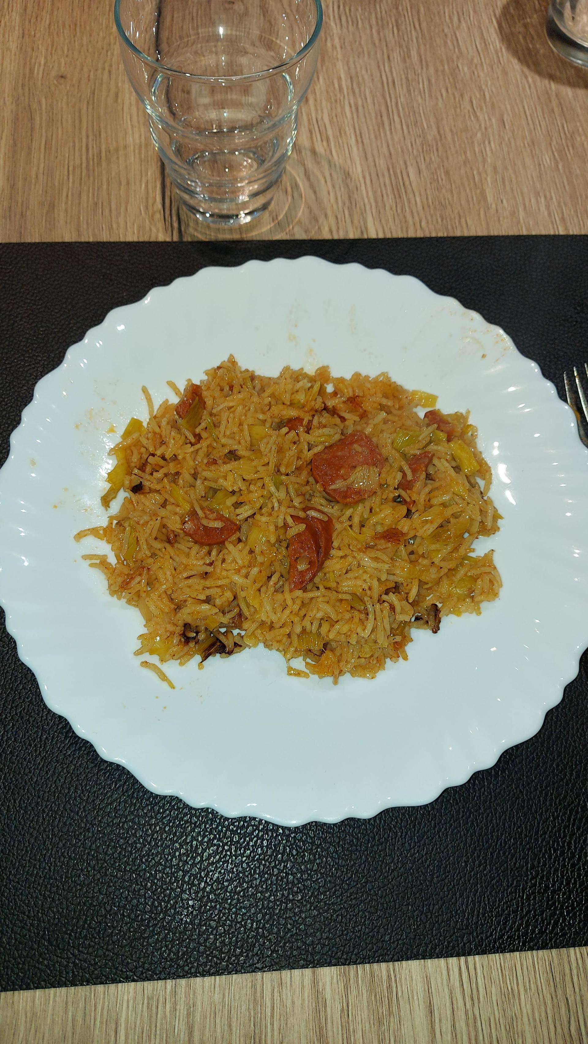 Riz pilaf poireau chorizo - Recepten Cookeo | Moulinex
