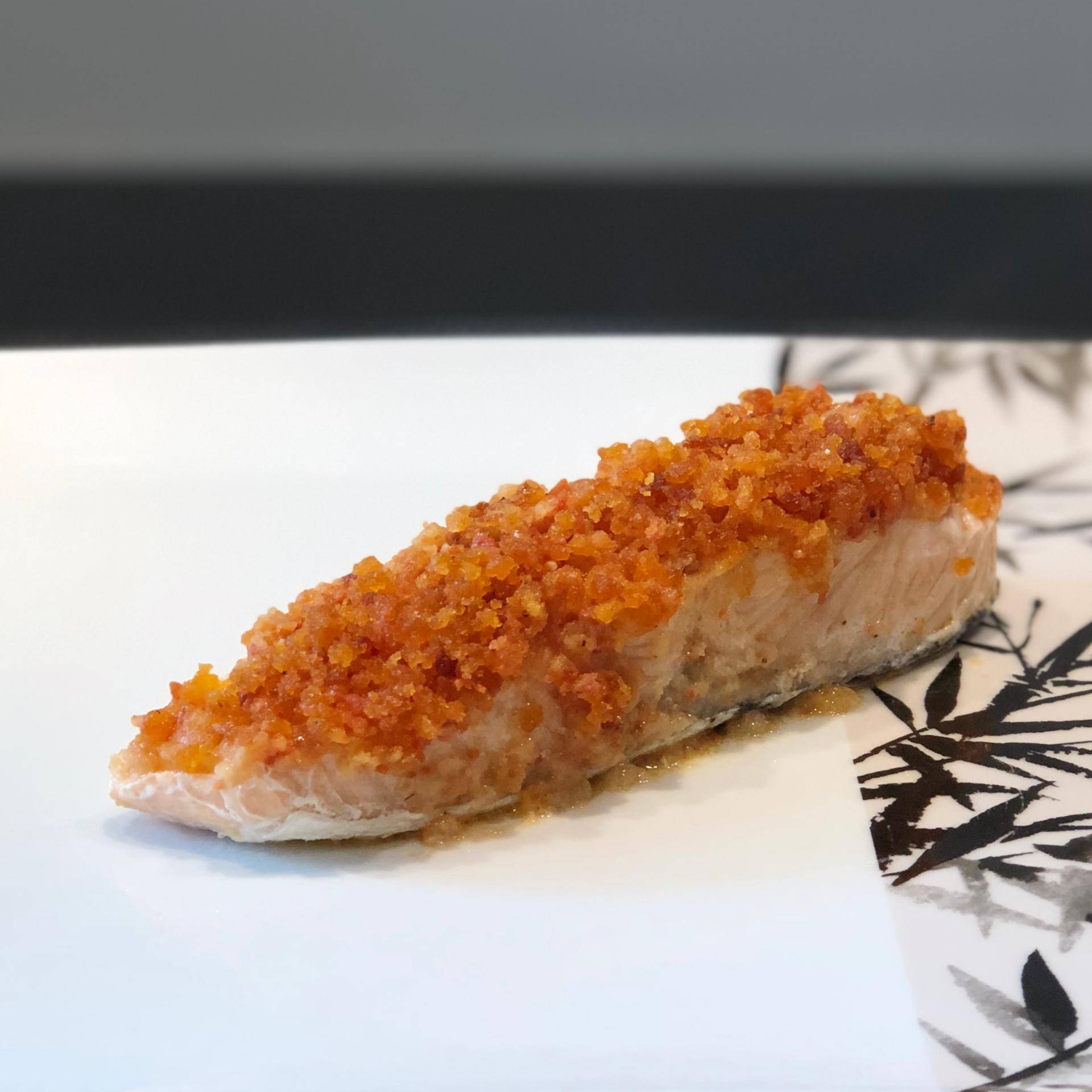 Saumon en robe de chorizo et parmesan - Recepten Companion Connect XL | Moulinex