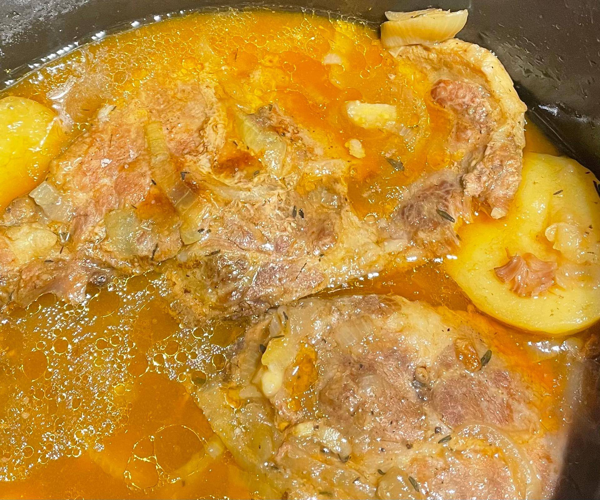Côtes de porc en sauce et ses pommes de terre fondantes - Recepten Cookeo V3 | Moulinex