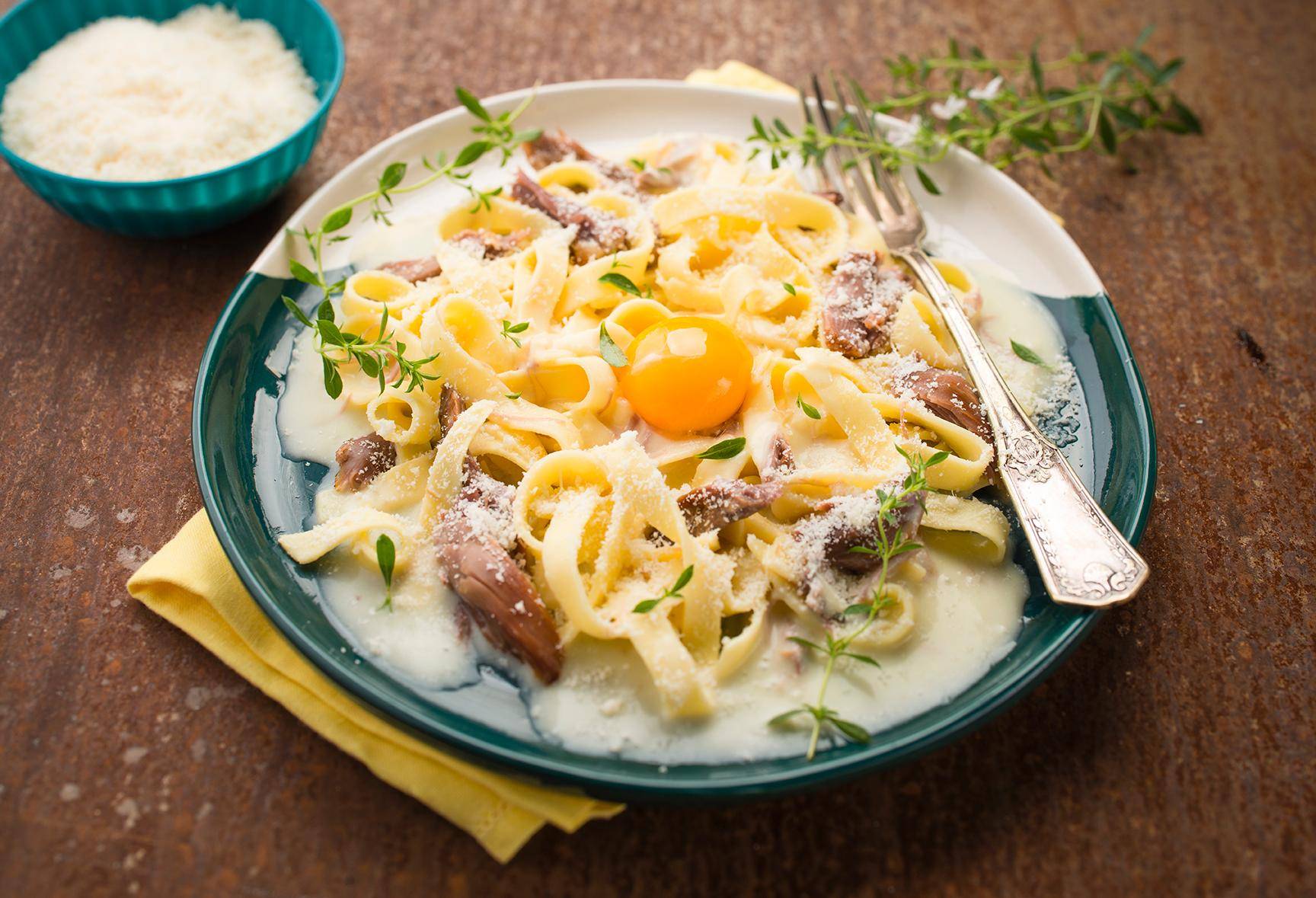 Carbonara de canard - Recepten Cookeo | Moulinex