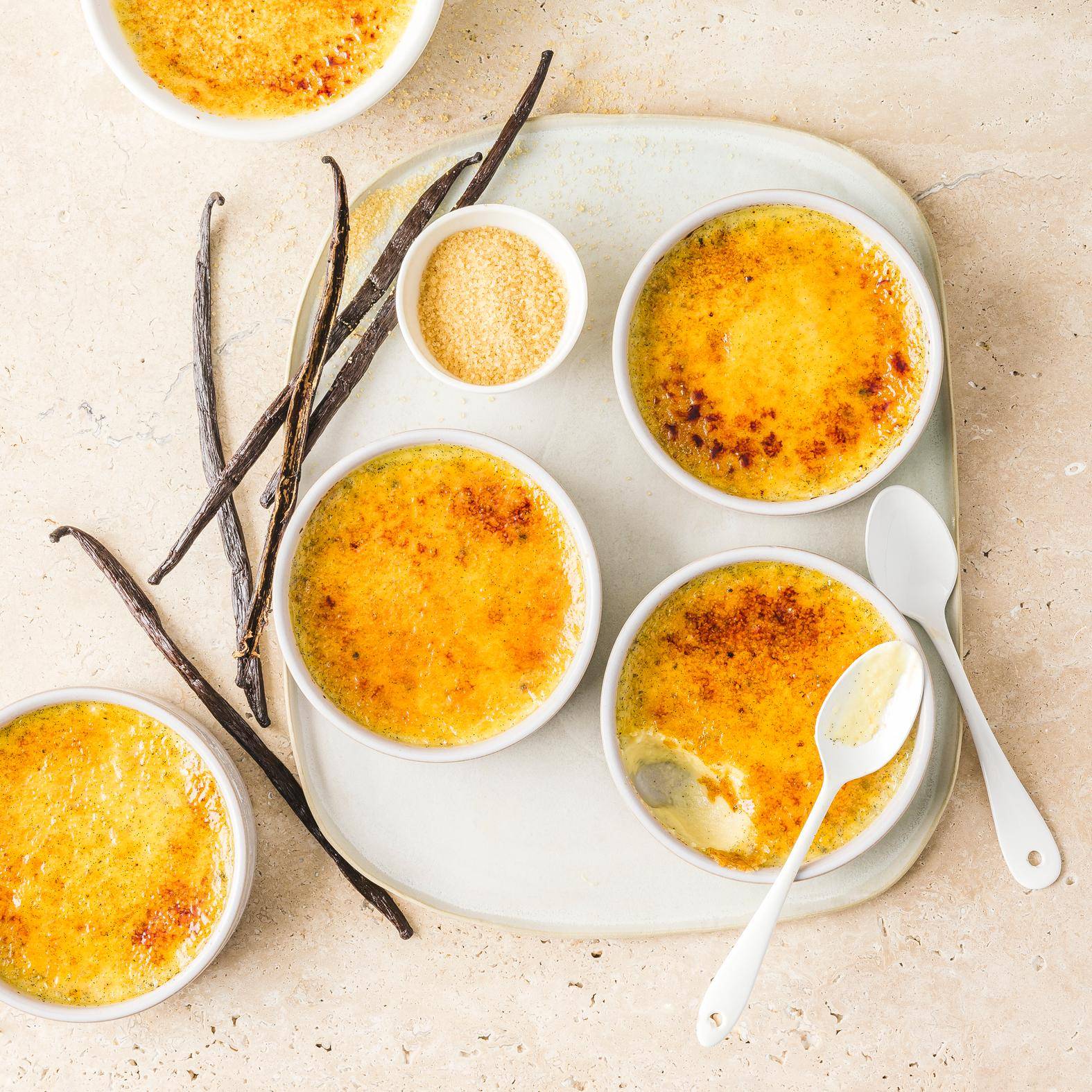 Crème brûlée à la vanille bourbon - Recette Kitchen Machines Touch/Touch + | Moulinex