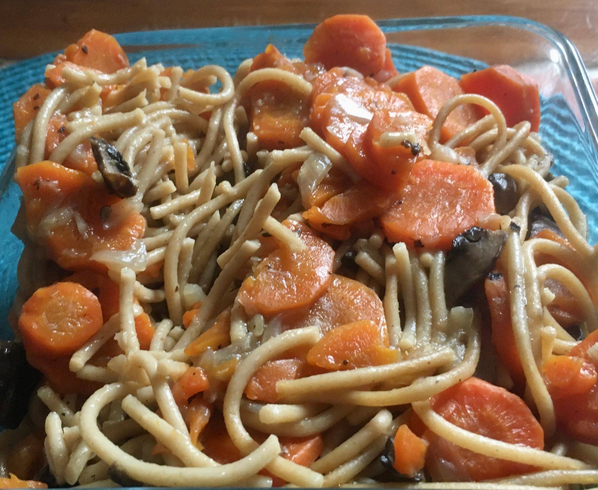 Spaghetti vegan aux légumes - Recepten Cookeo | Moulinex
