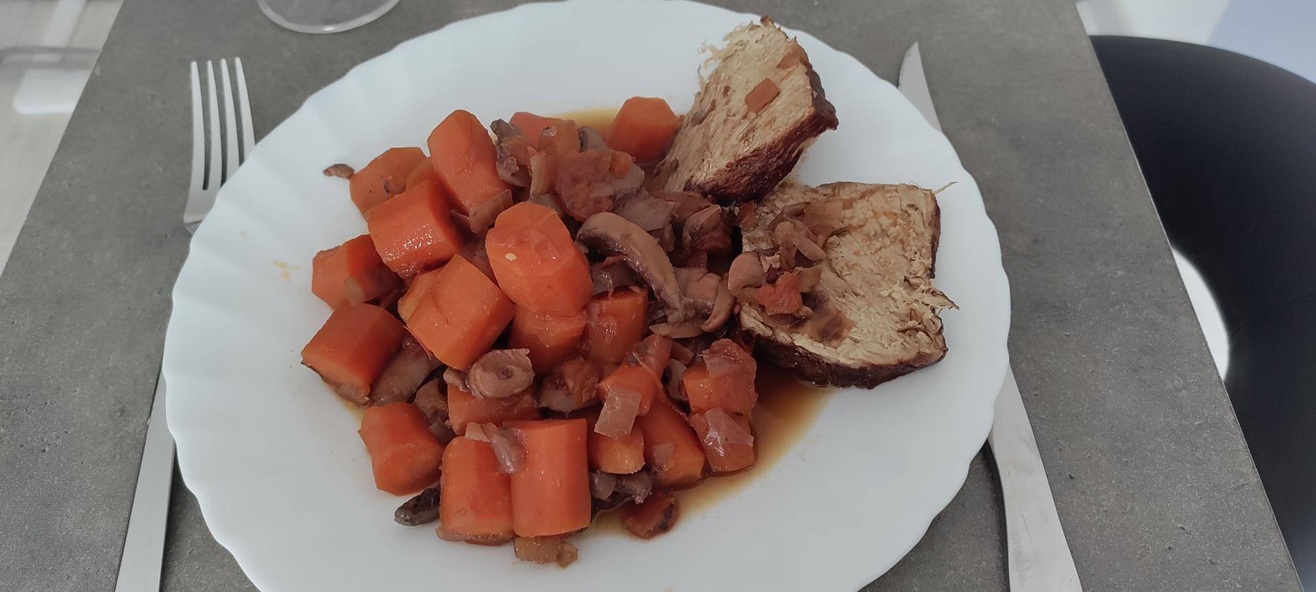 Rôti aux carottes - Recette Cookeo | Moulinex