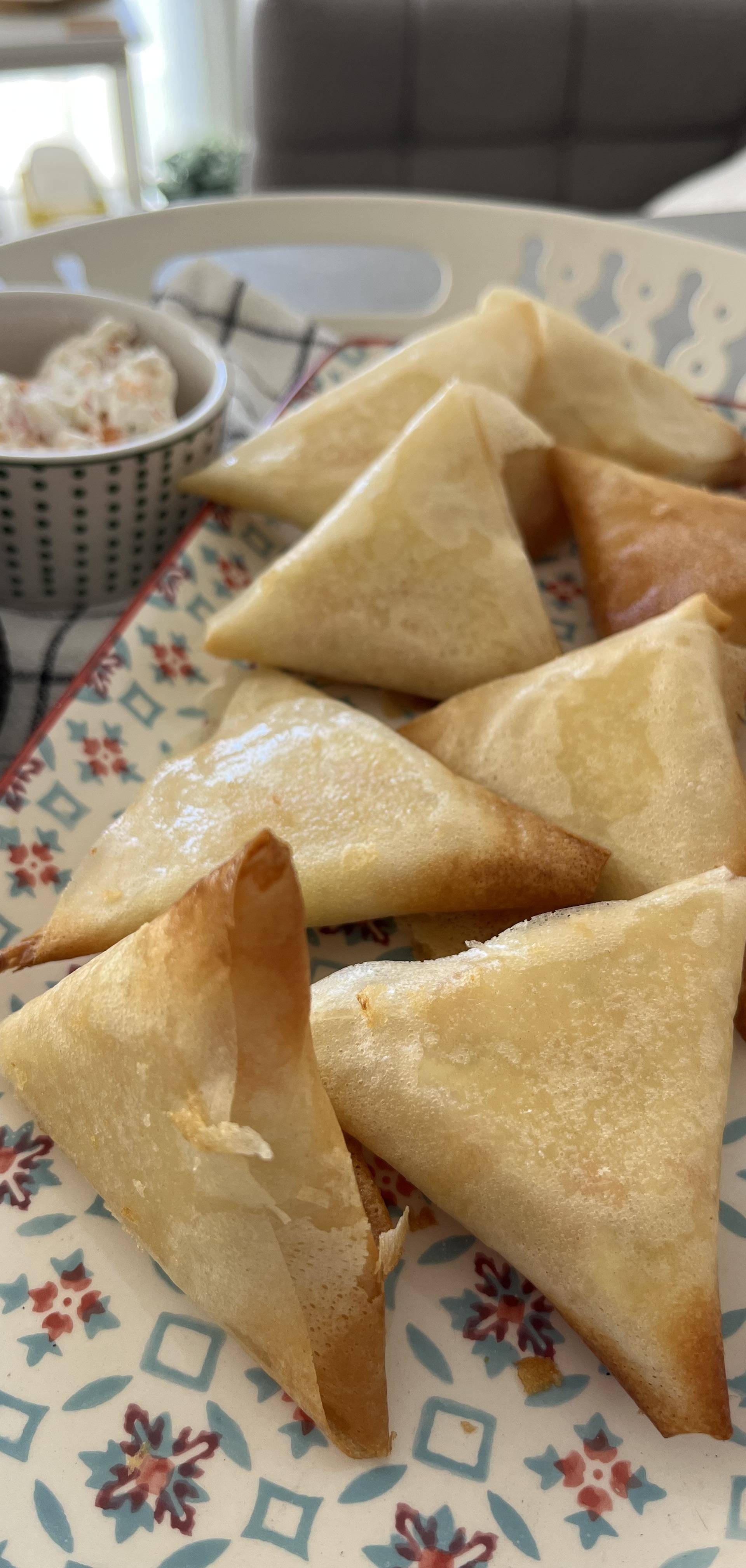 Bricks à la truite fumée et fromage fouetté - Recette Cookeo | Moulinex