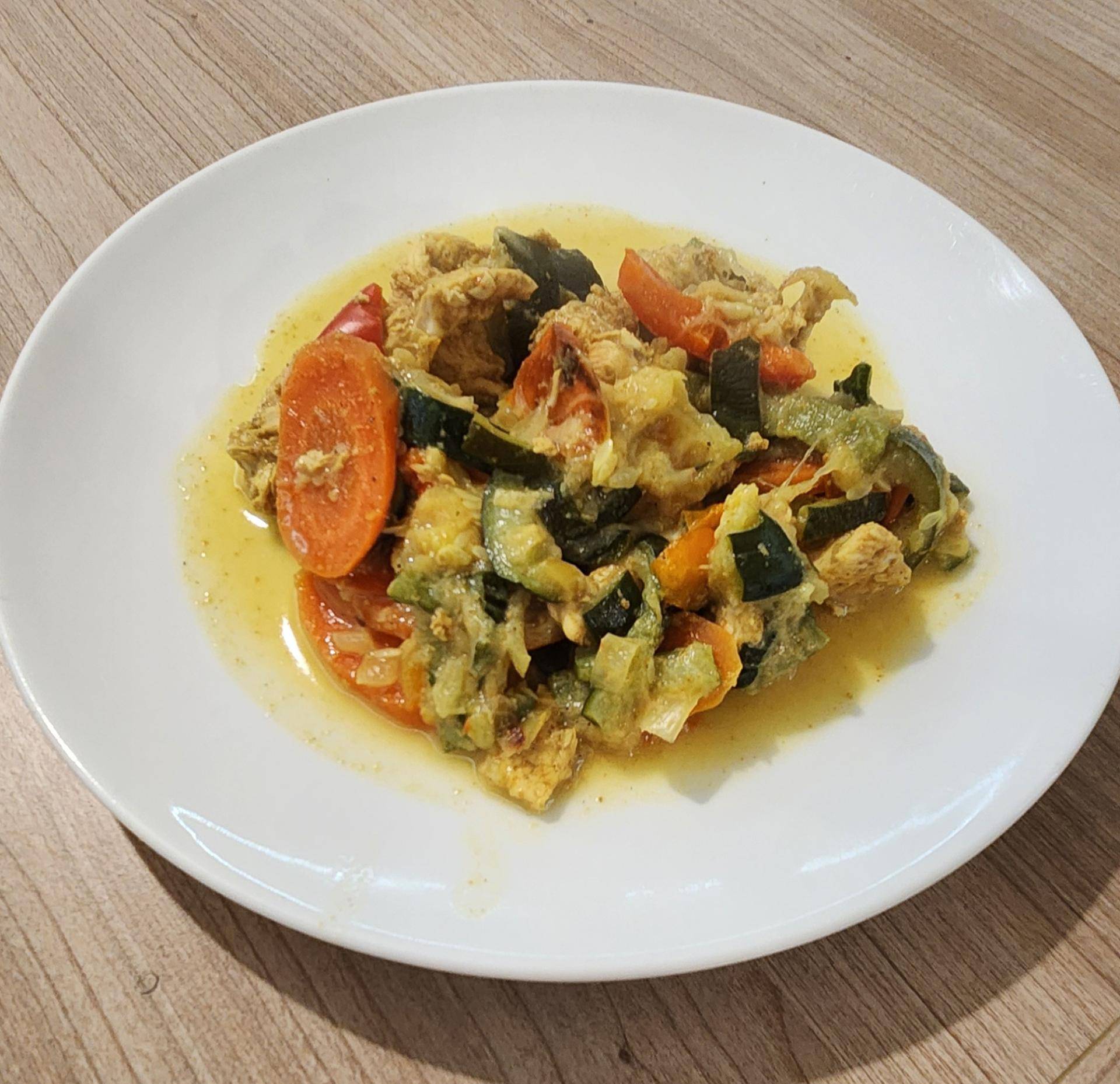 Poulet au curry aux légumes - Recette Cookeo 9in1 | Moulinex