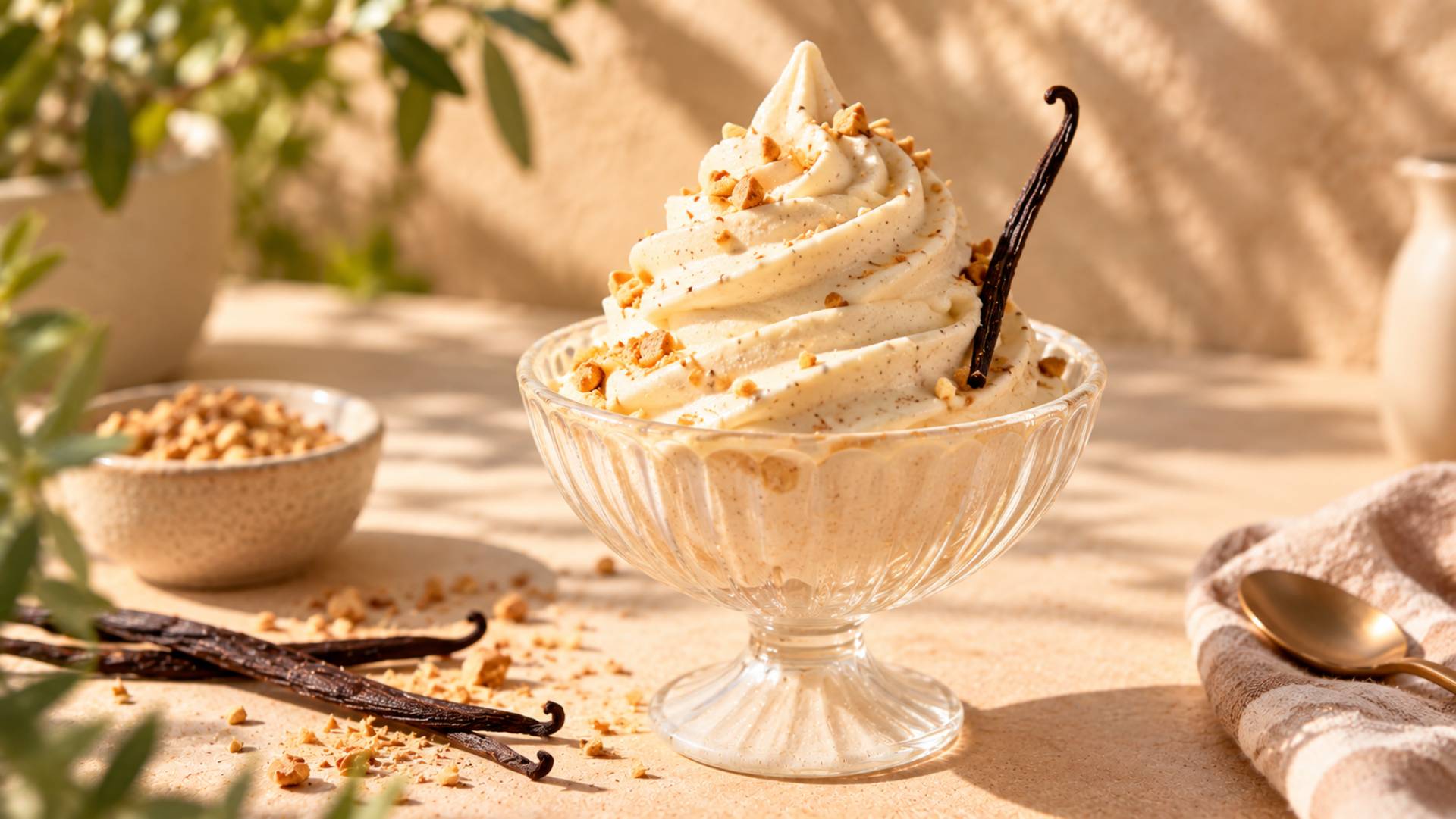 Glace vegan à la vanille - Recette Freezi | Moulinex