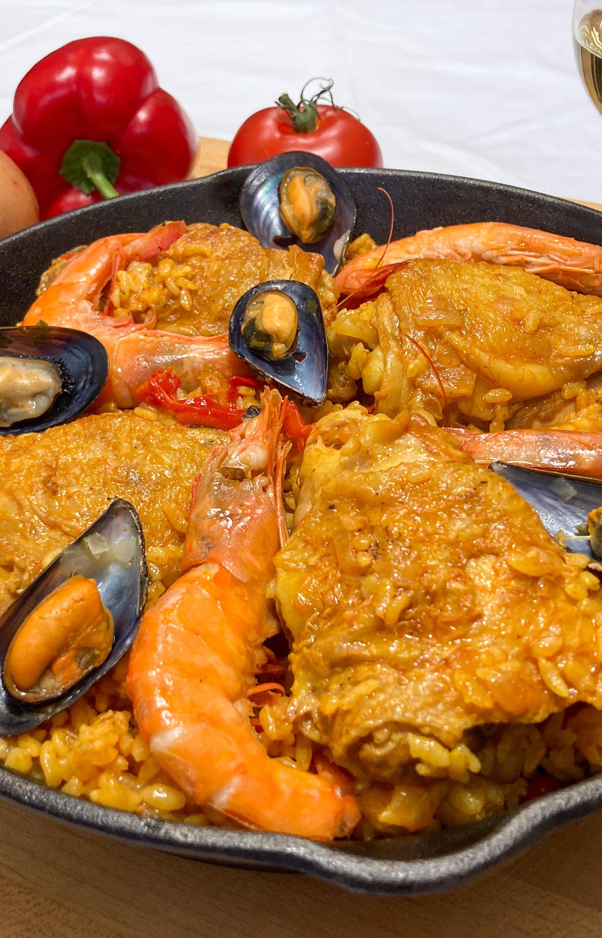 Paella poulet et fruits de mer (Majorque) - Recepten Cookeo V3 | Moulinex
