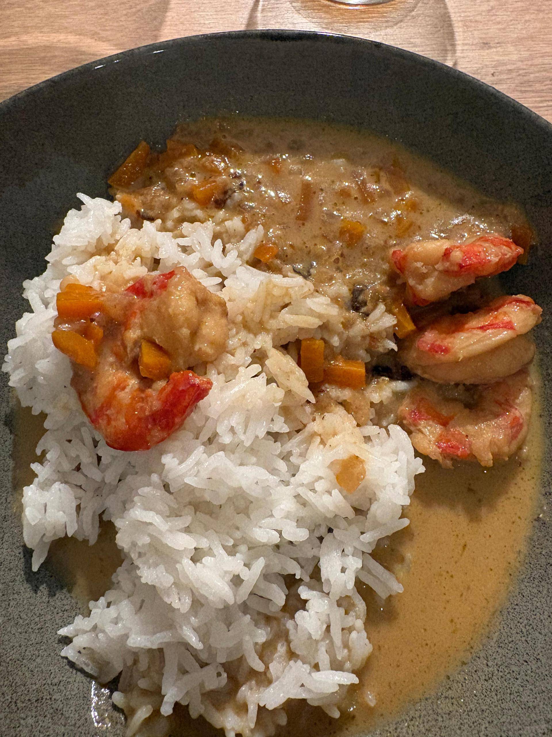 Gambas curry vert coco - Recepten Cookeo | Moulinex