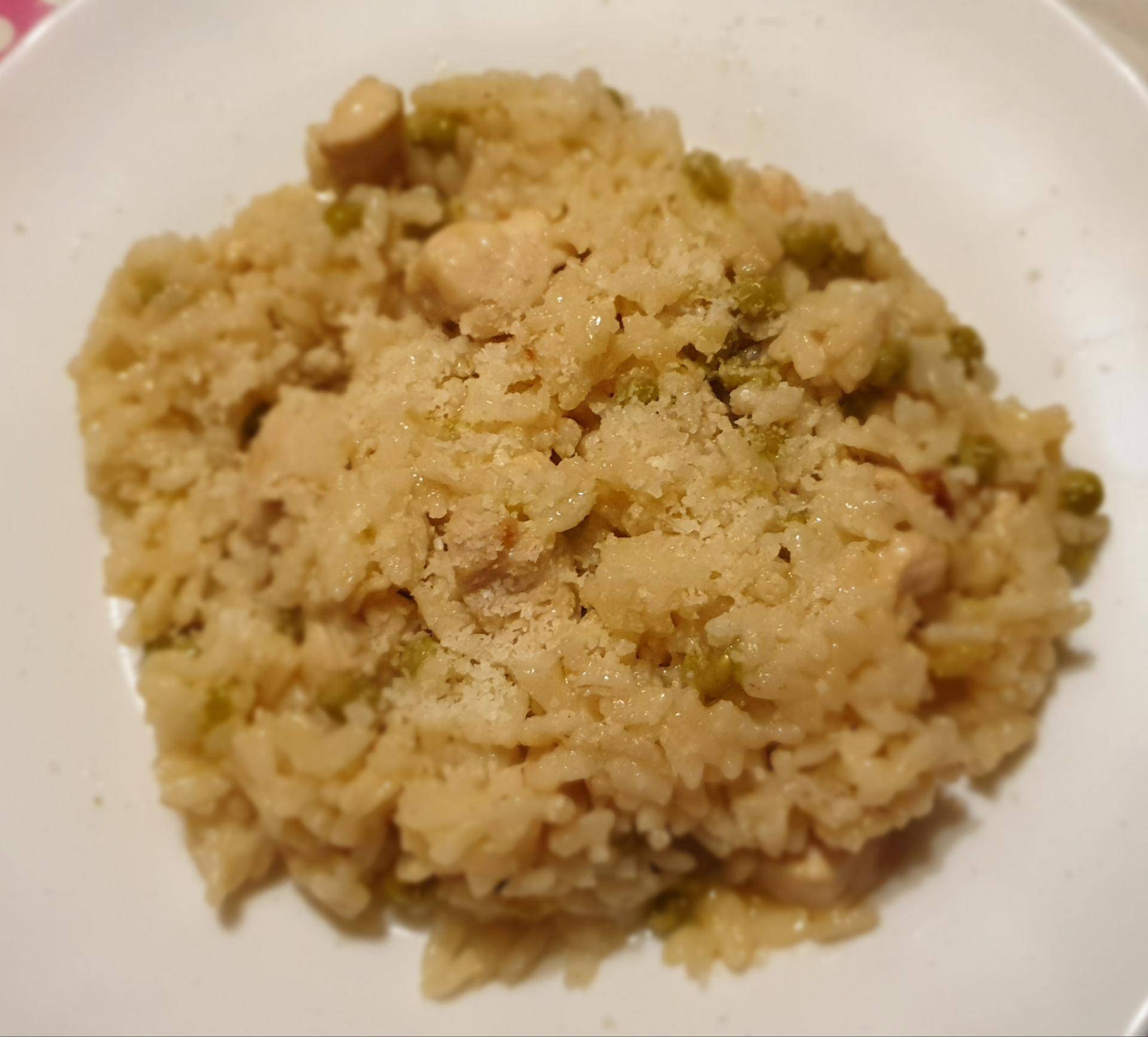 Risotto au poulet et aux petits pois - Recepten Cookeo | Moulinex