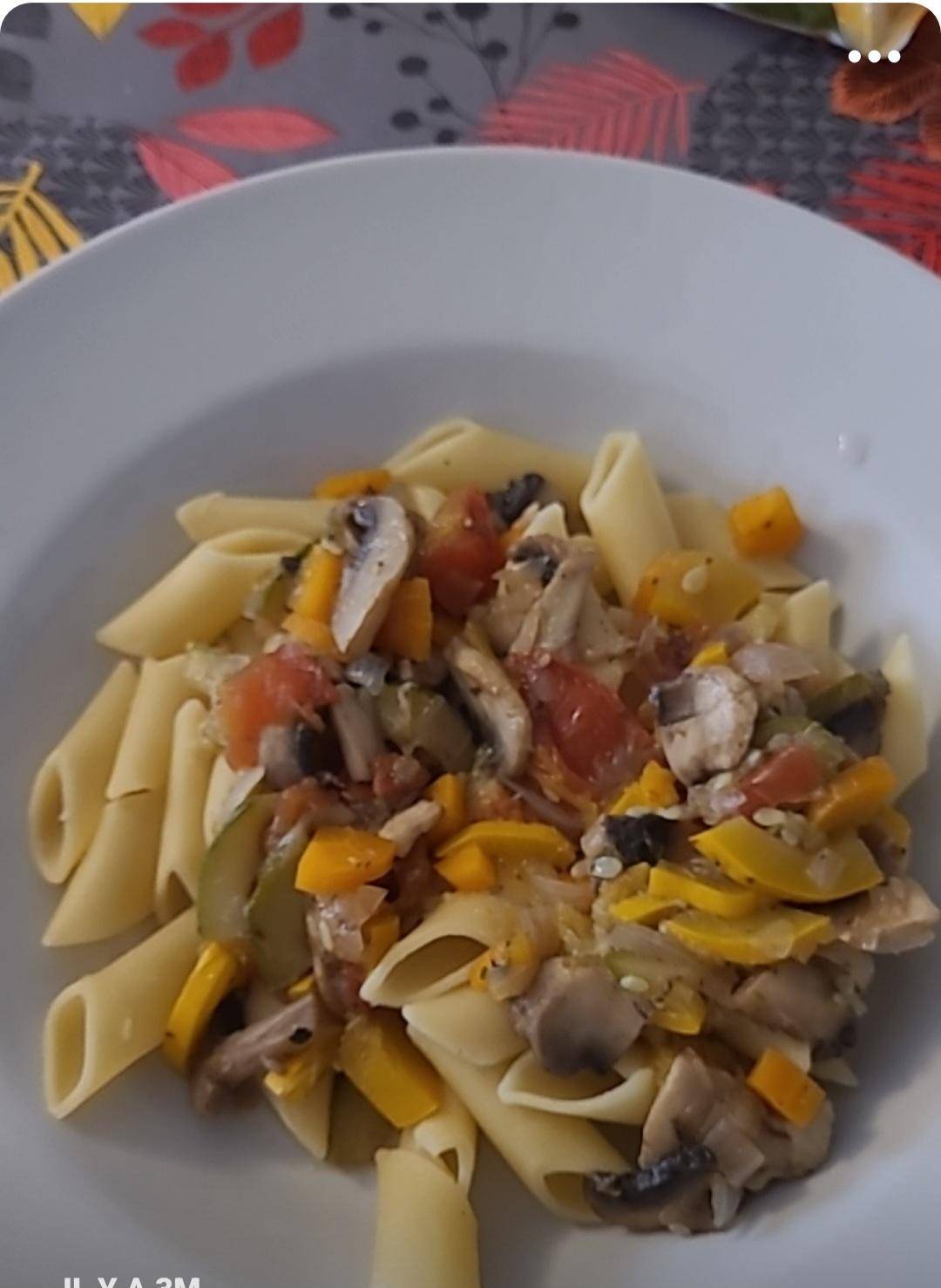 Pennes aux légumes - Recepten Cookeo | Moulinex