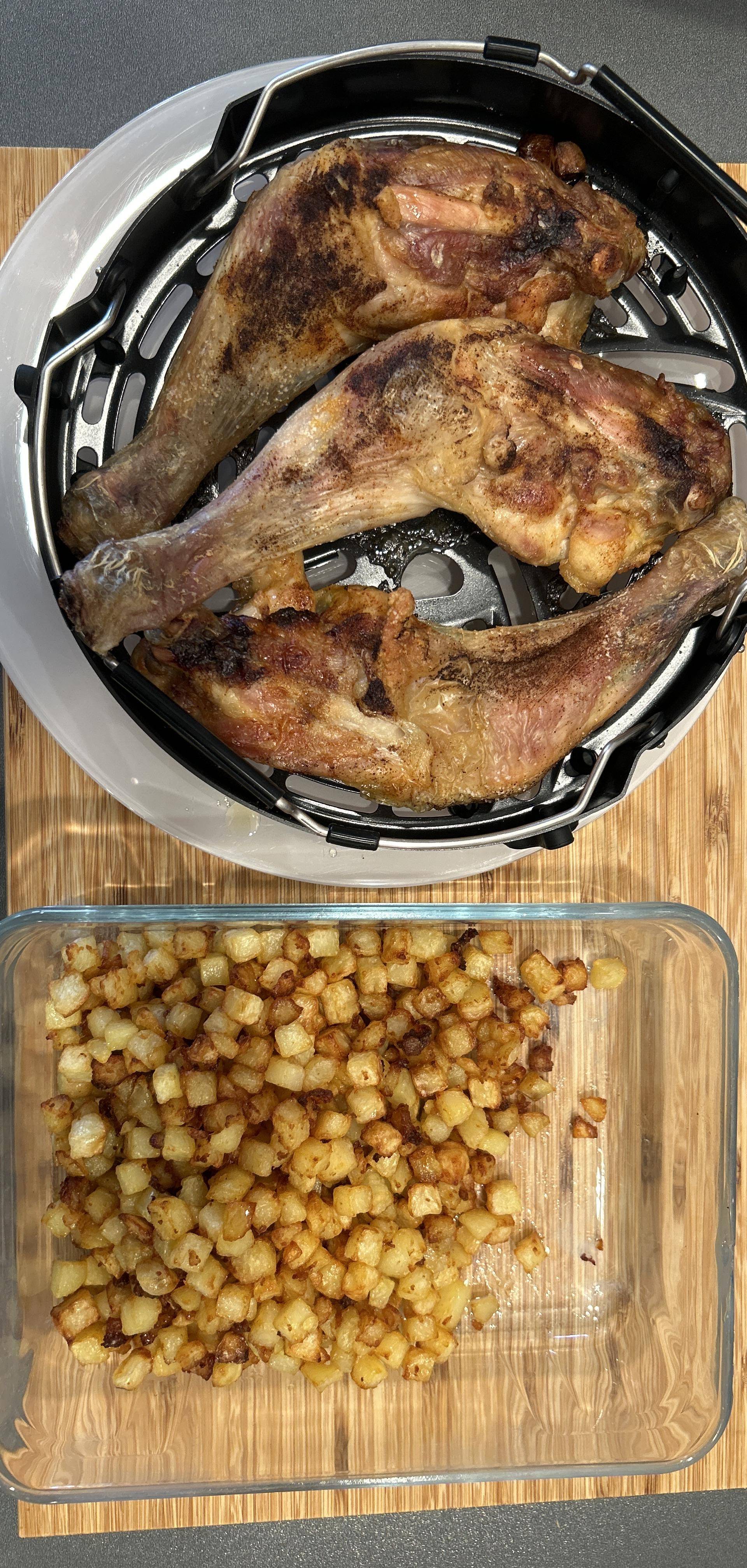 Cuisses de poulet au pommes de terre rissolées - Recette Cookeo Infinity Autostir | Moulinex