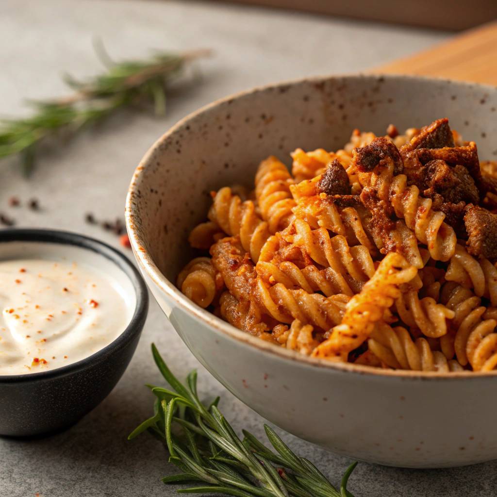 Pasta chips, sauce skyr, sel fumé - Recette Cookeo Infinity 16in1 | Moulinex