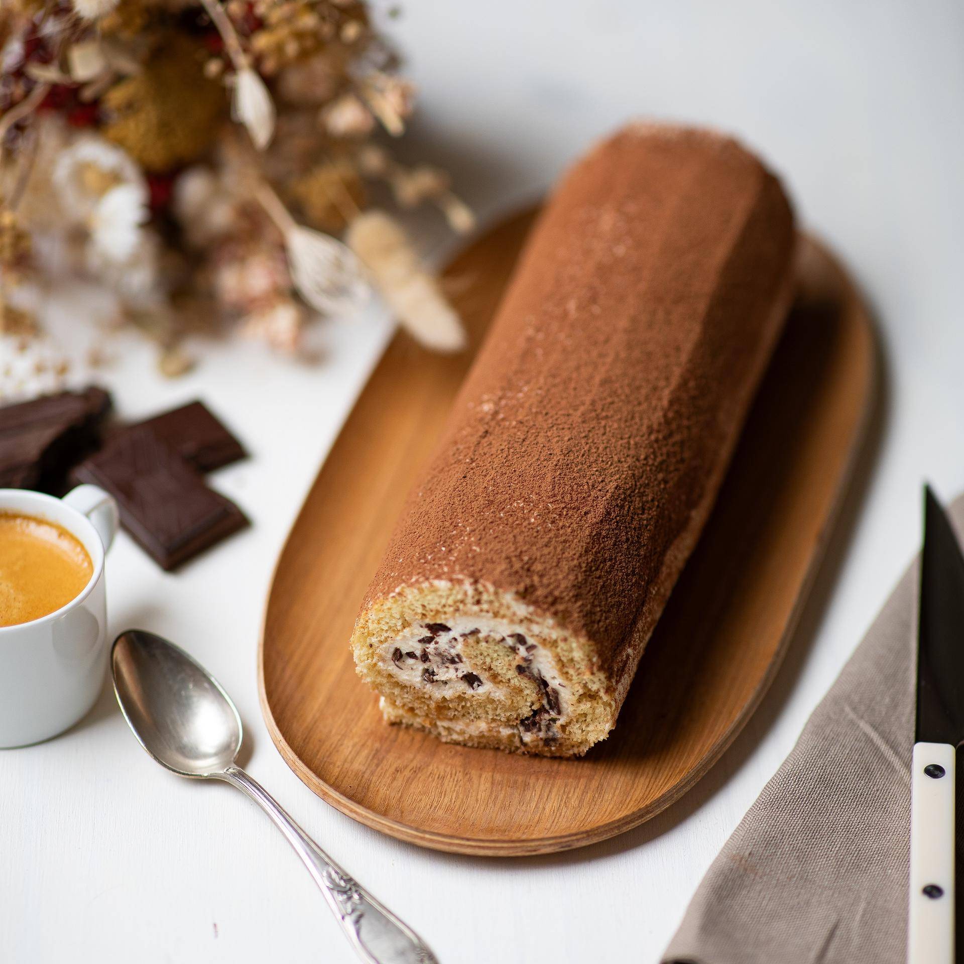 Biscuit roulé tiramisu - Recepten Kitchen Machines Touch/Touch + | Moulinex