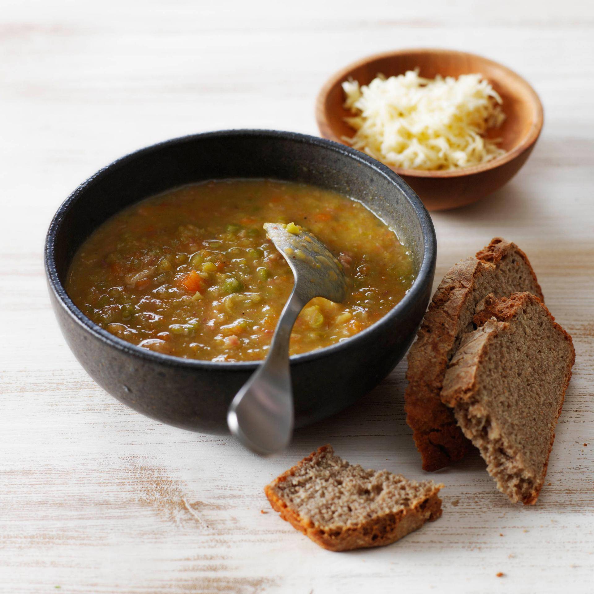 Velouté de pois cassés au chorizo - Recepten Companion | Moulinex