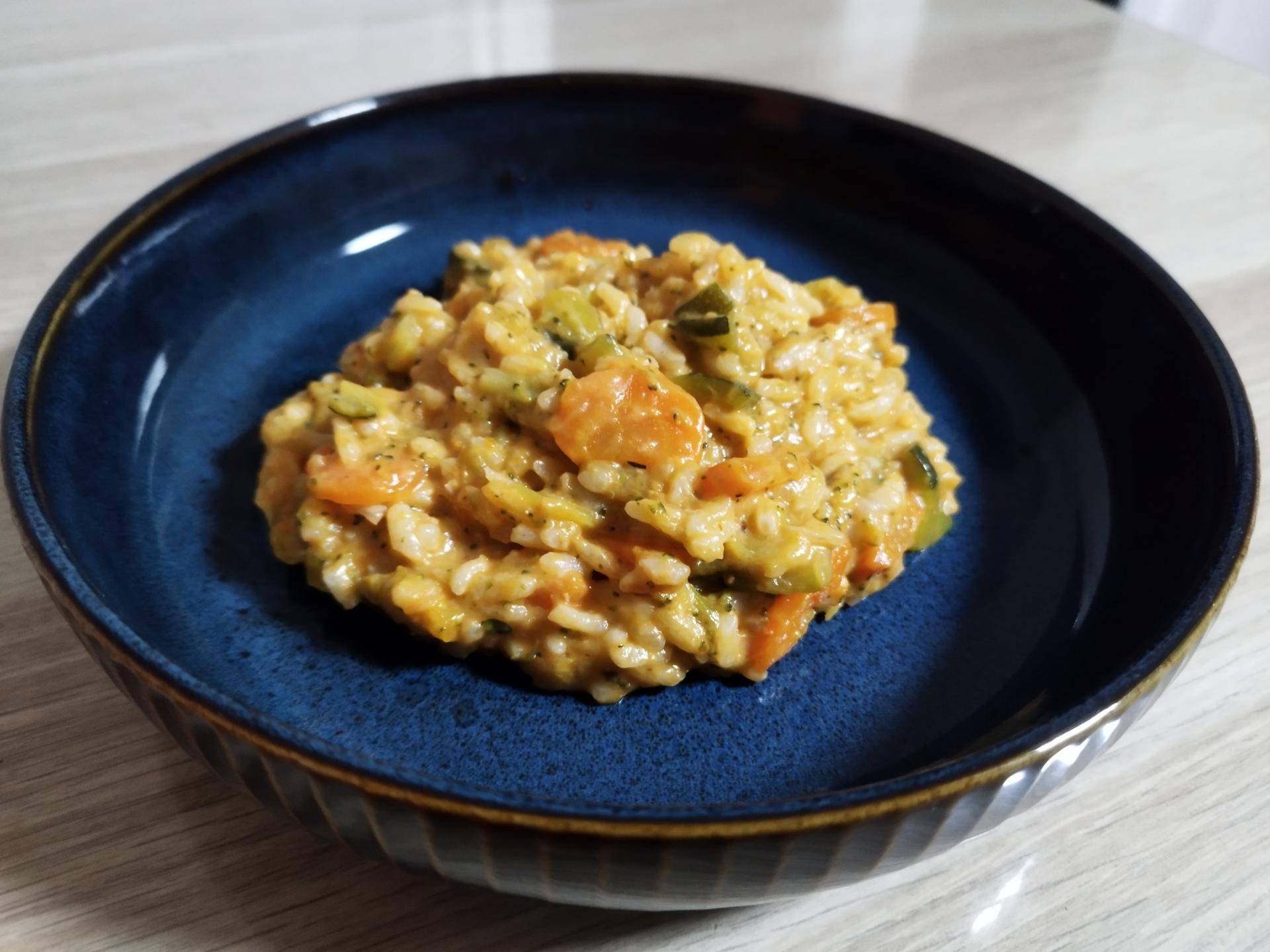Risotto aux légumes et pesto Rosso - Recepten Cookeo | Moulinex