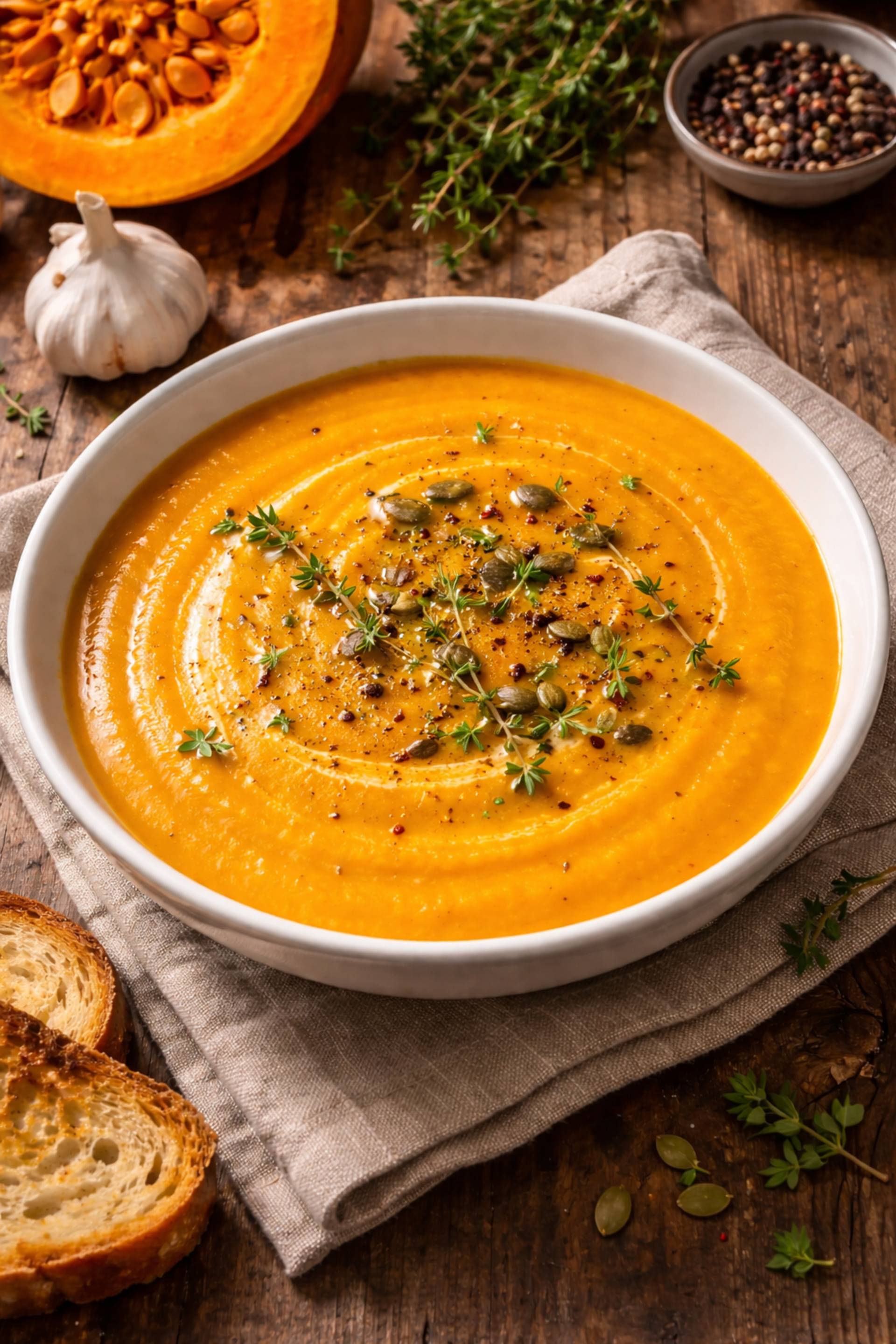 Velouté de Potimaron crémeux Vegan - Recette Companion Connect XL | Moulinex