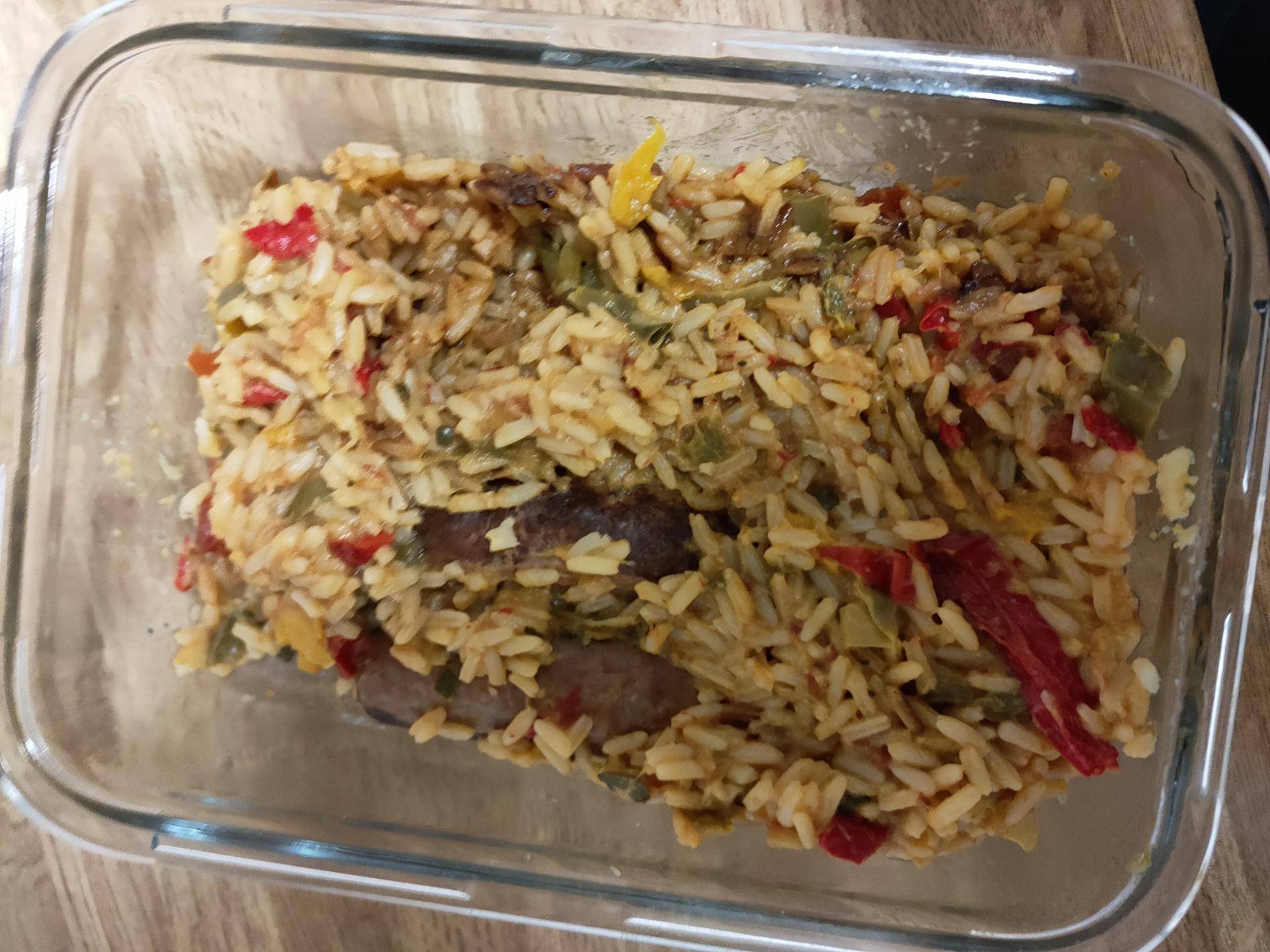 Riz Rataouille avec Saucisse de toulouse - Recepten Cookeo | Moulinex