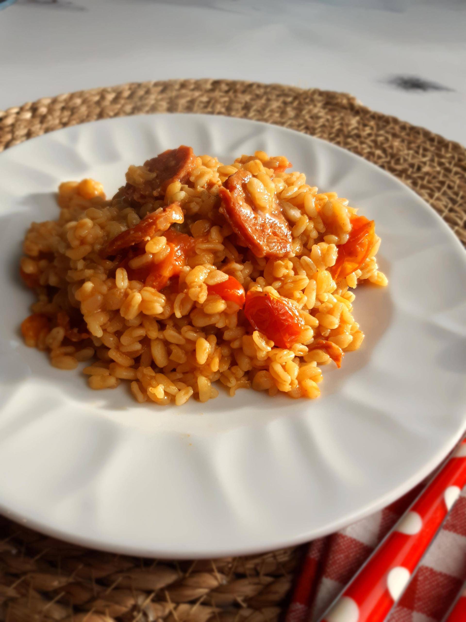Blé au chorizo et tomates cerises - Recepten Companion Connect XL | Moulinex