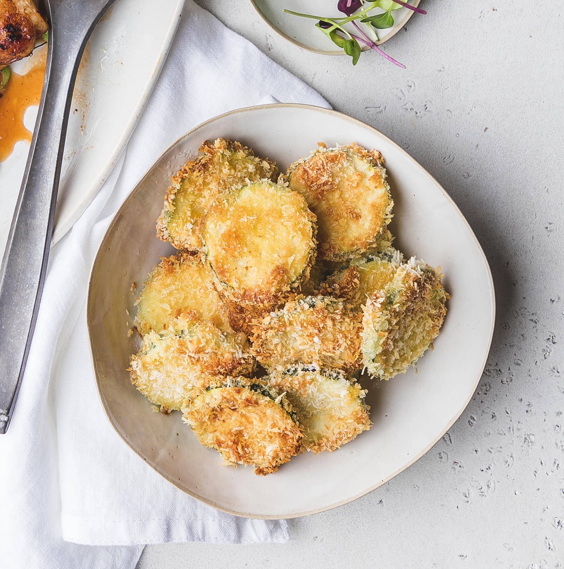 Chips de courgettes panées - Recette Easy Fry Compact | Moulinex