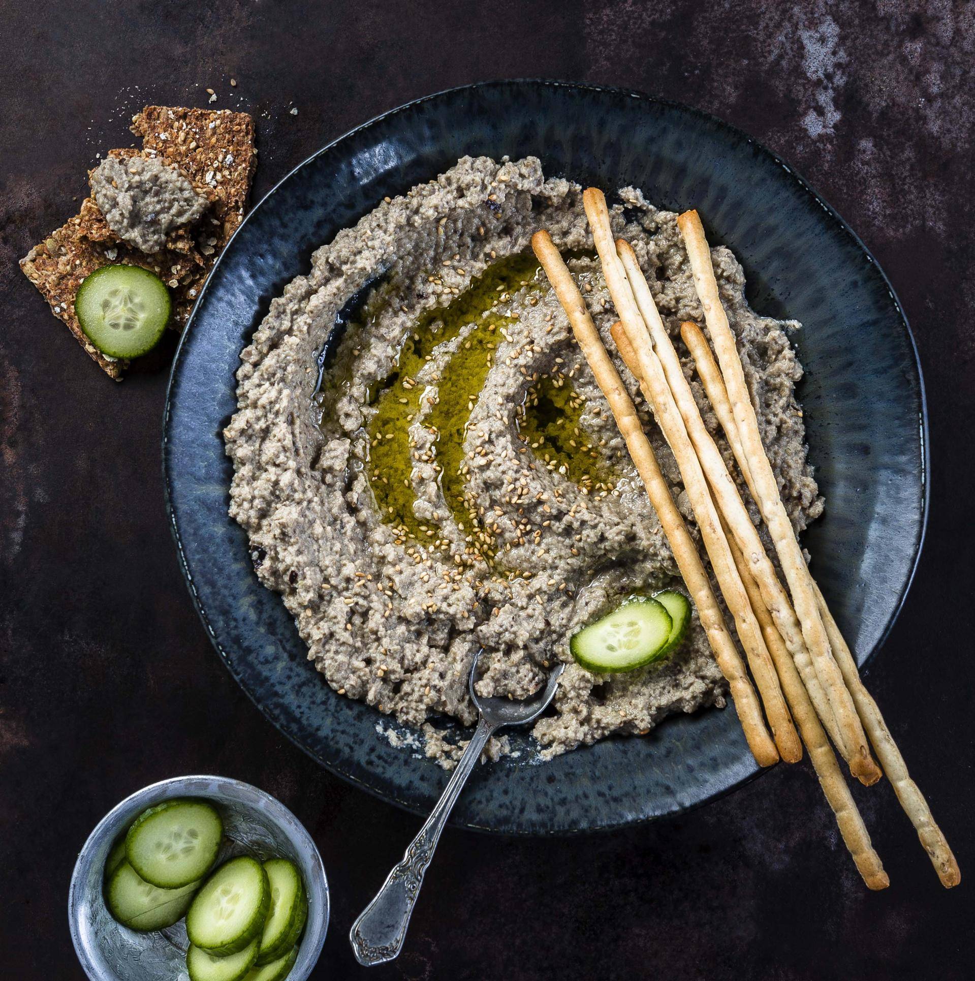 Caviar d’aubergine au sésame - Recette Cuiseur vapeur | Moulinex