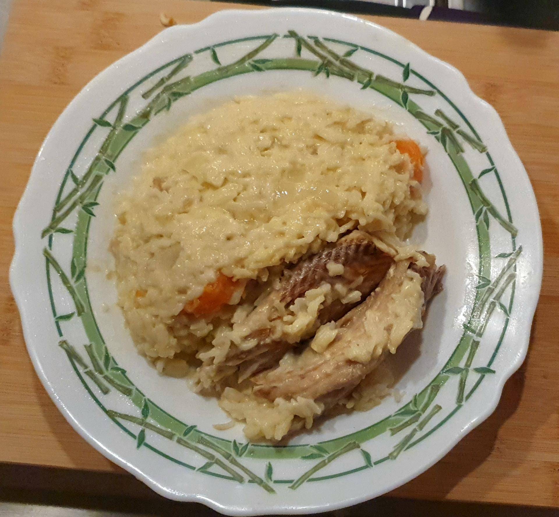 Poisson au riz sauce moutarde - Recepten Cookeo V3 Mini | Moulinex