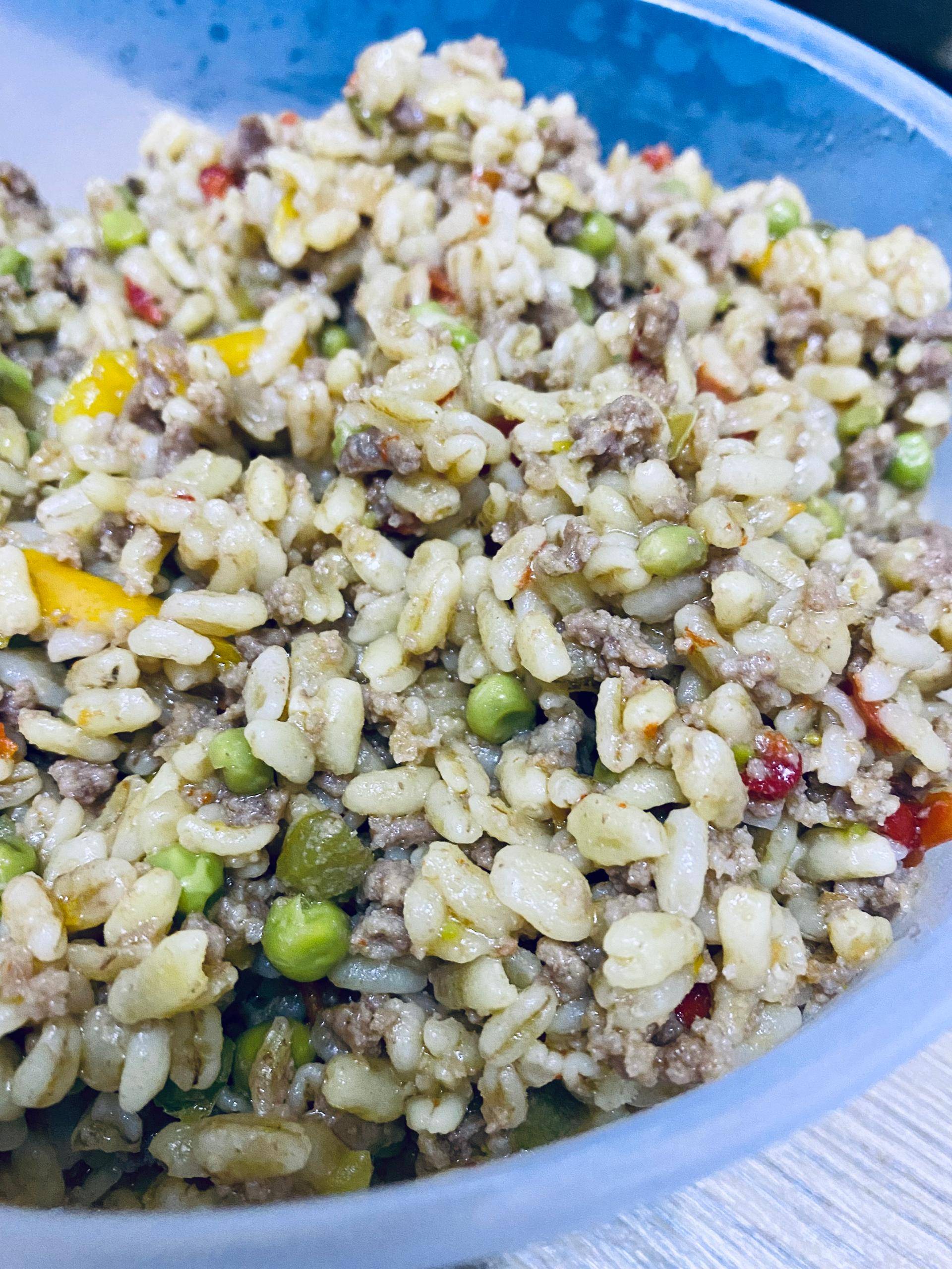 Blé et ses légumes à la viande hachée - Recepten Cookeo | Moulinex