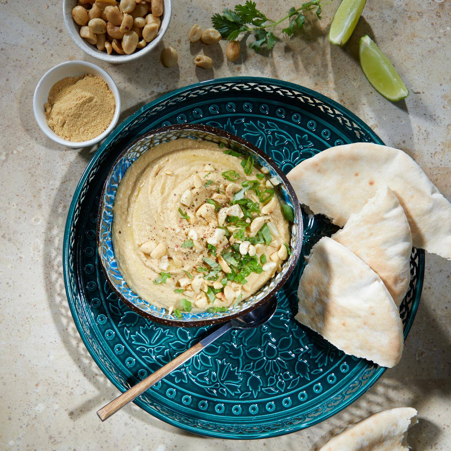Houmous thaï au beurre de cacahuètes - Recepten Blend up | Moulinex