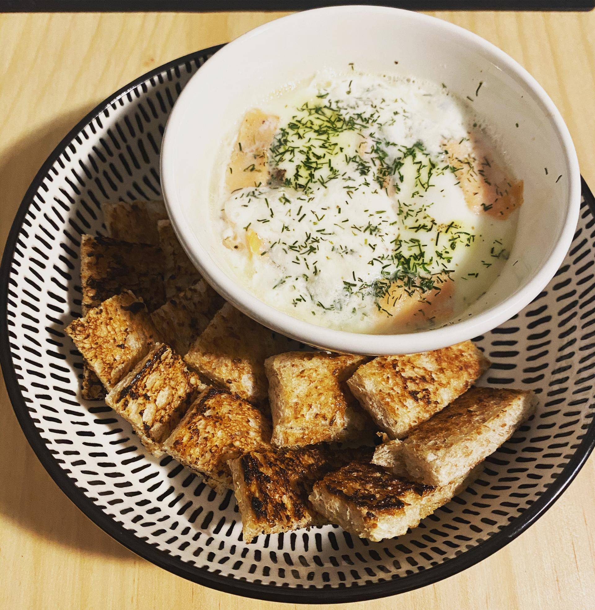 Œuf cocotte au saumon fumé - Recette Cookeo V3 | Moulinex