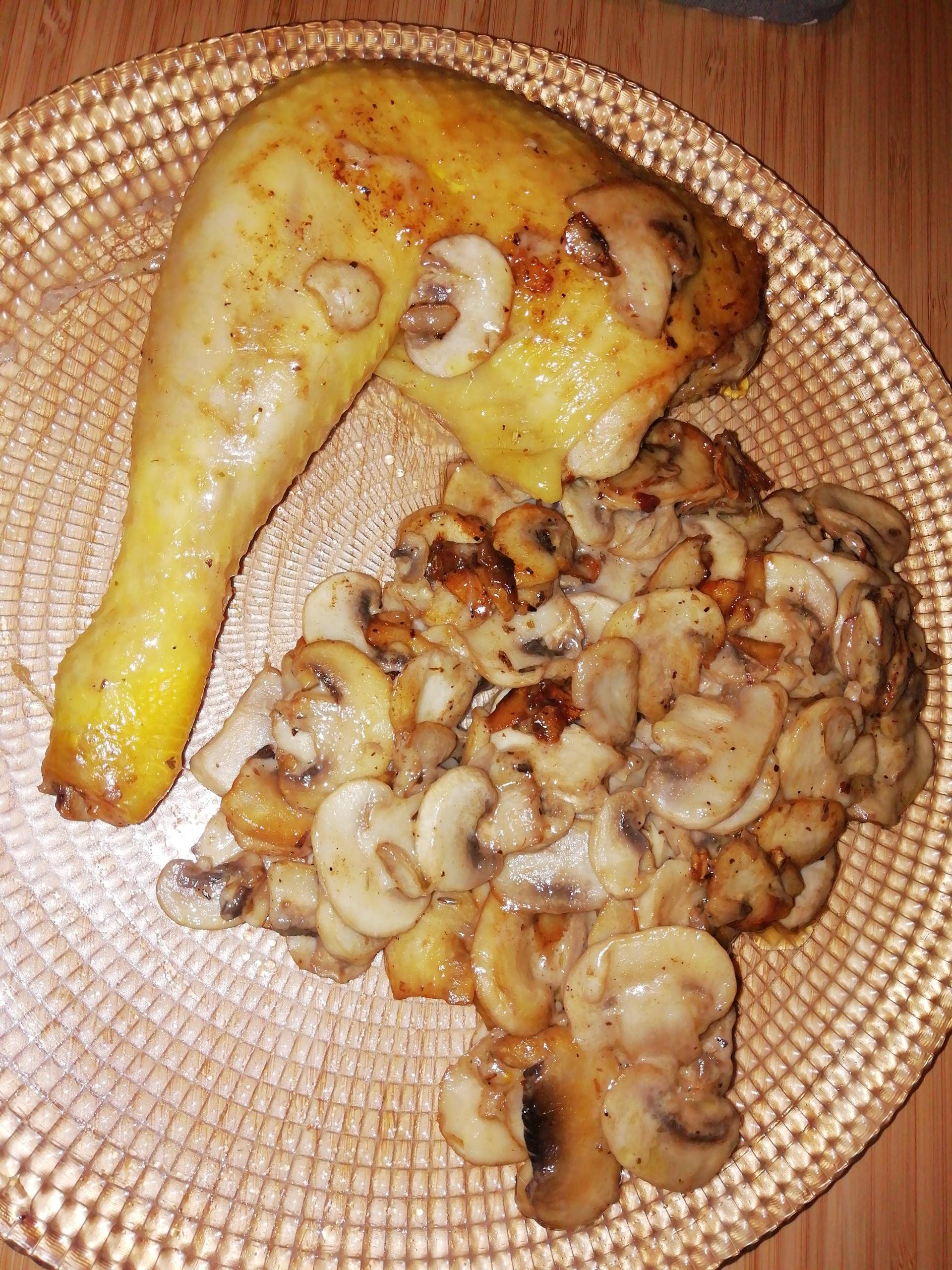 Poulet aux champignons-fromage - Recepten Cookeo | Moulinex