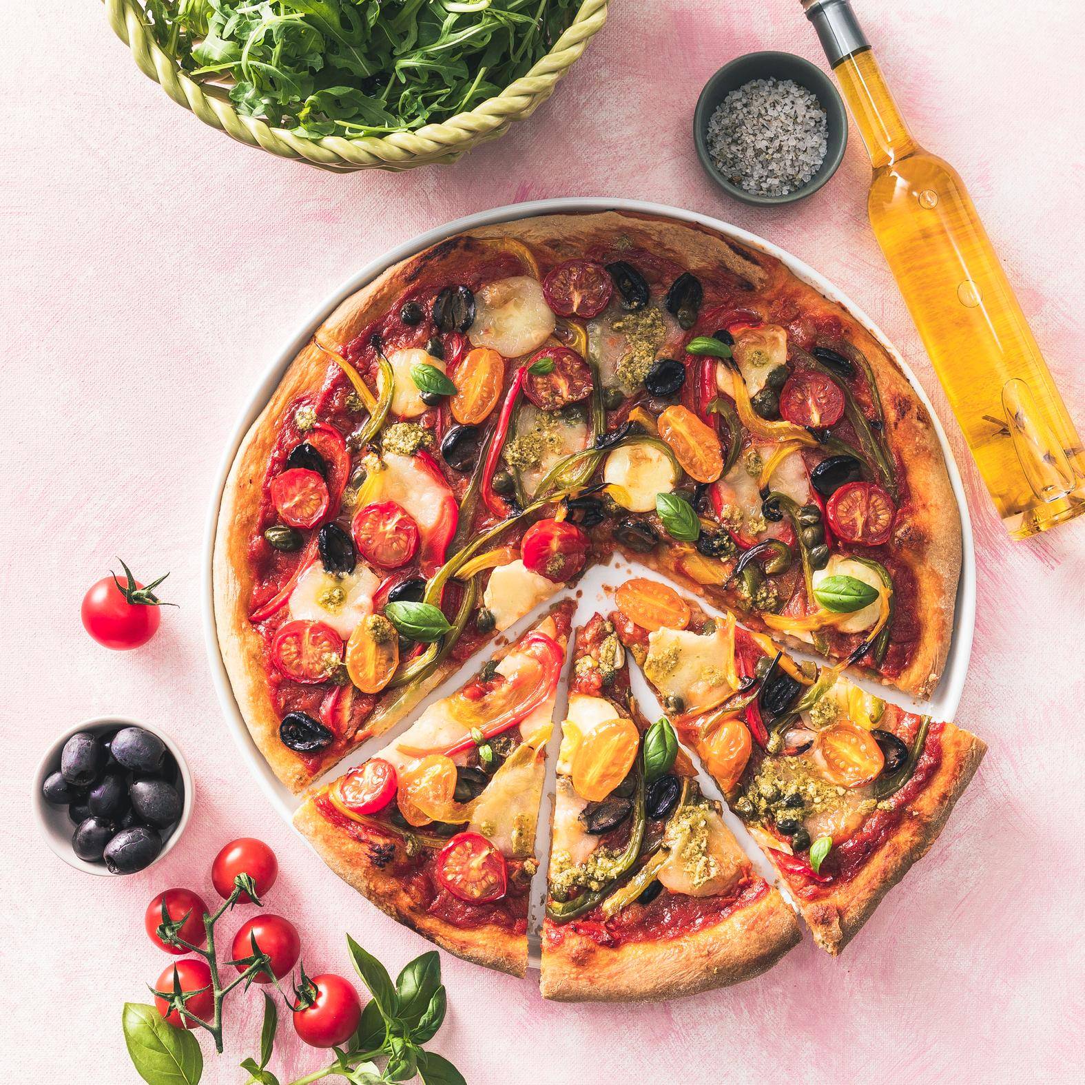 Pizza végétarienne - Recepten Companion | Moulinex