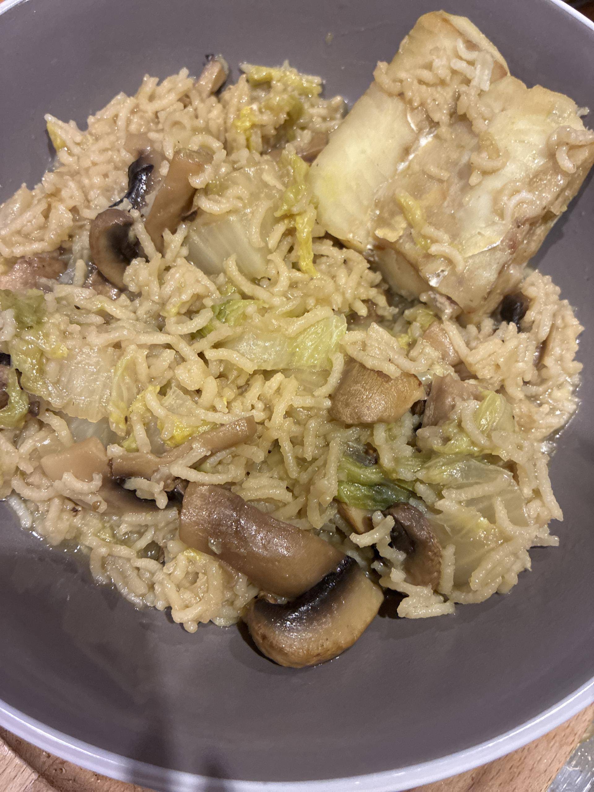 Wok Chou chinois cabillaud - Recette Cookeo V3 | Moulinex