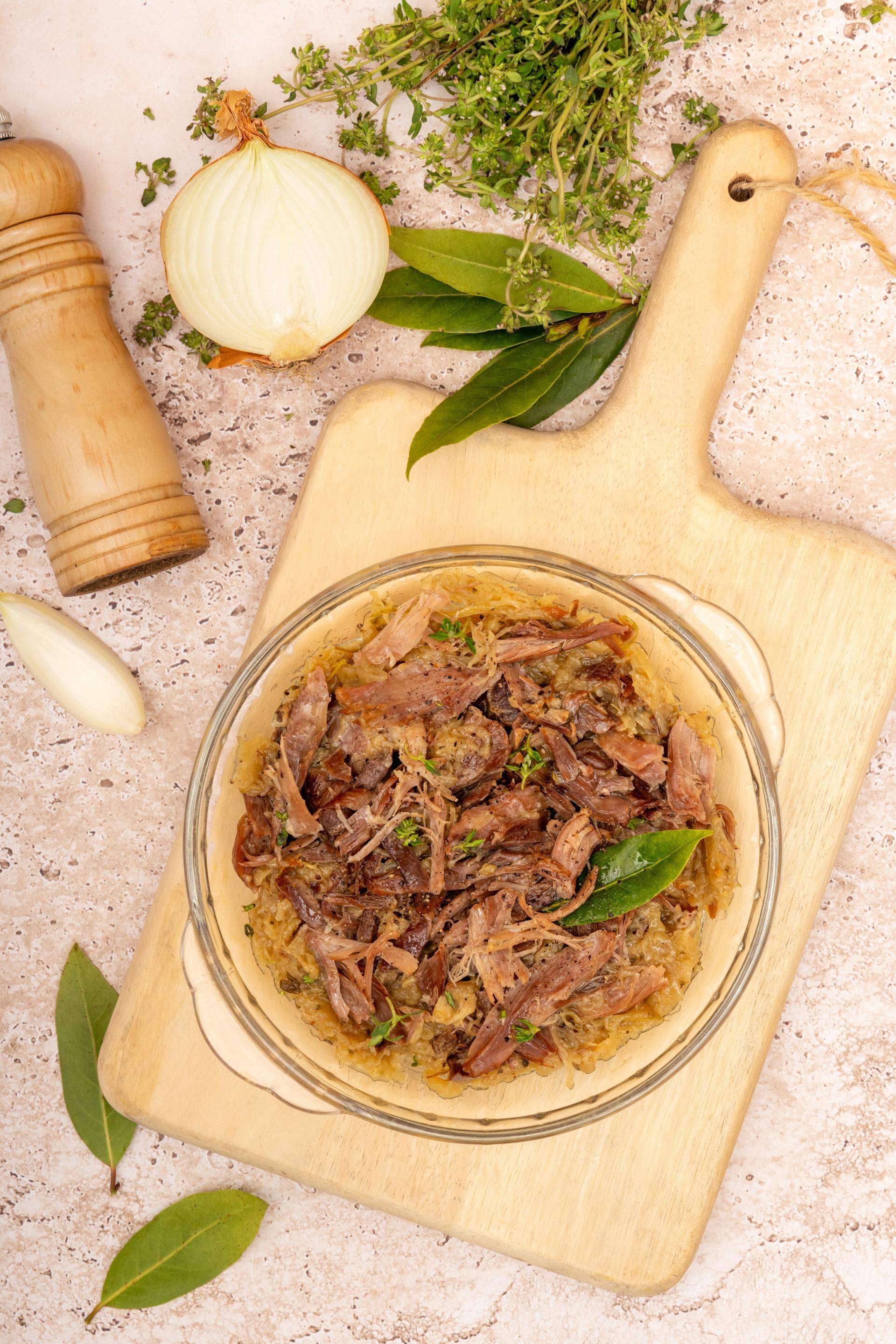 Effiloché de canard aux oignons confits - Recette Cookeo | Moulinex
