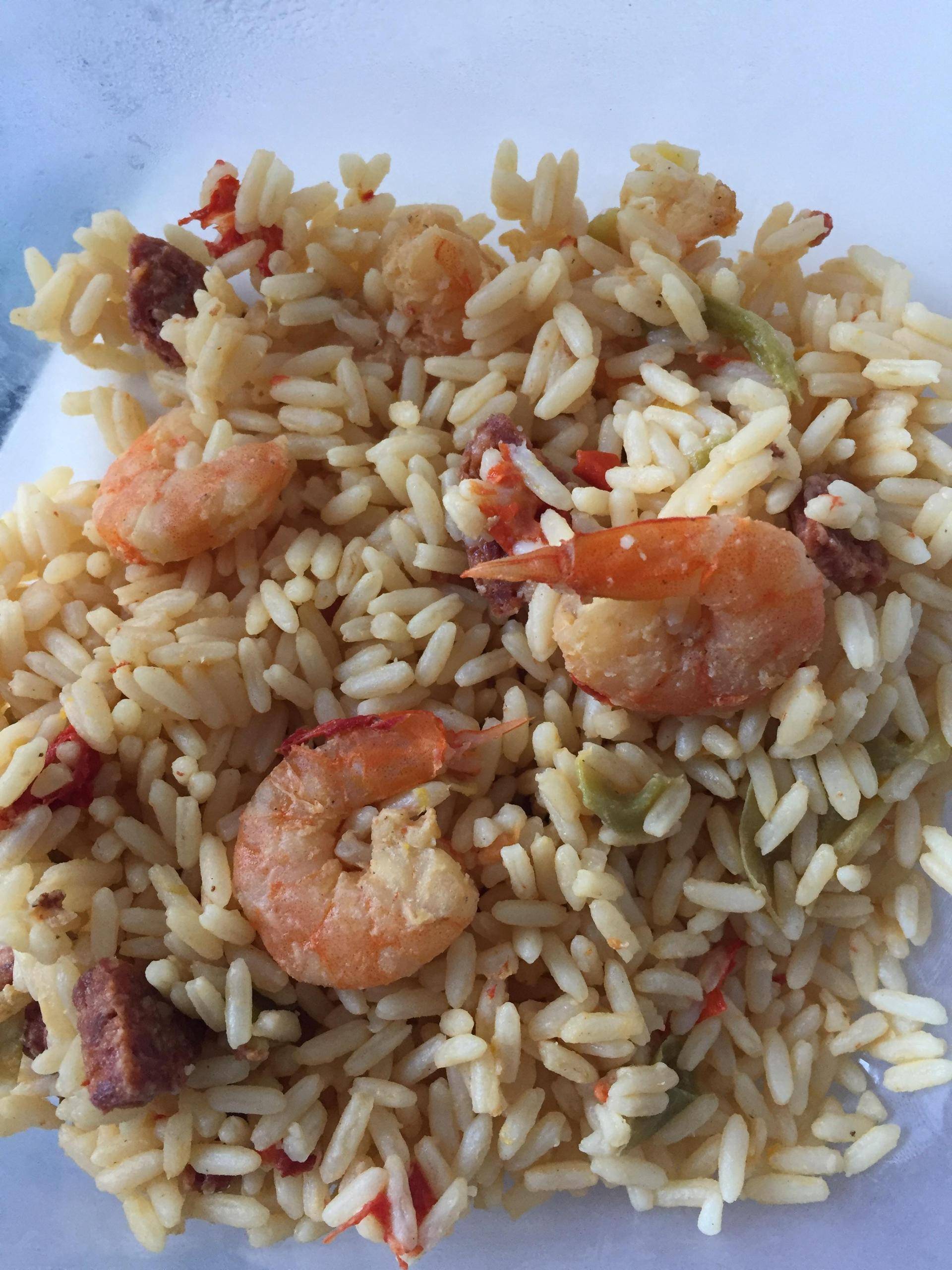 Riz crevettes chorizo poivrons - Recepten Cookeo | Moulinex
