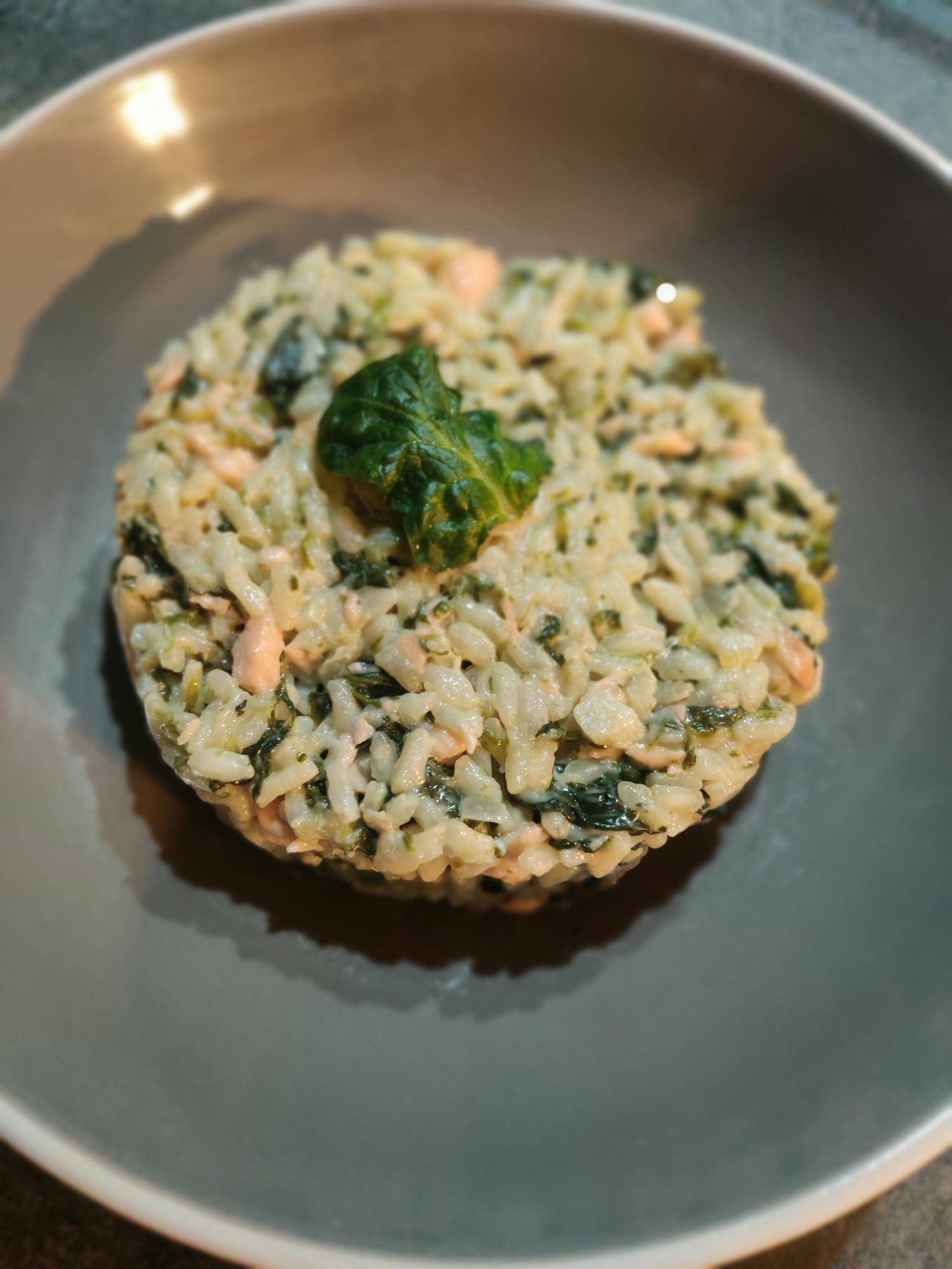 Risotto saumon épinards - Recepten Cookeo | Moulinex