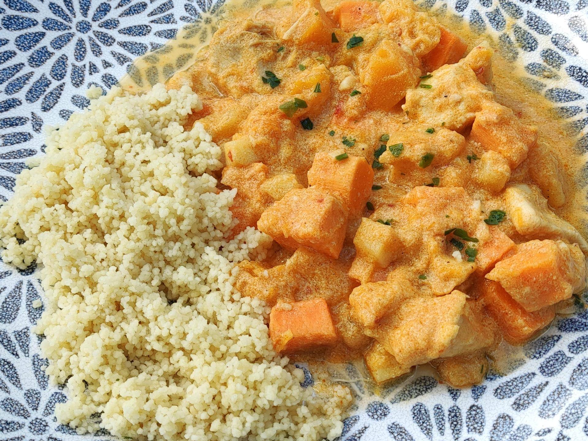 Curry poulet-butternut - Recette Companion Connect XL | Moulinex