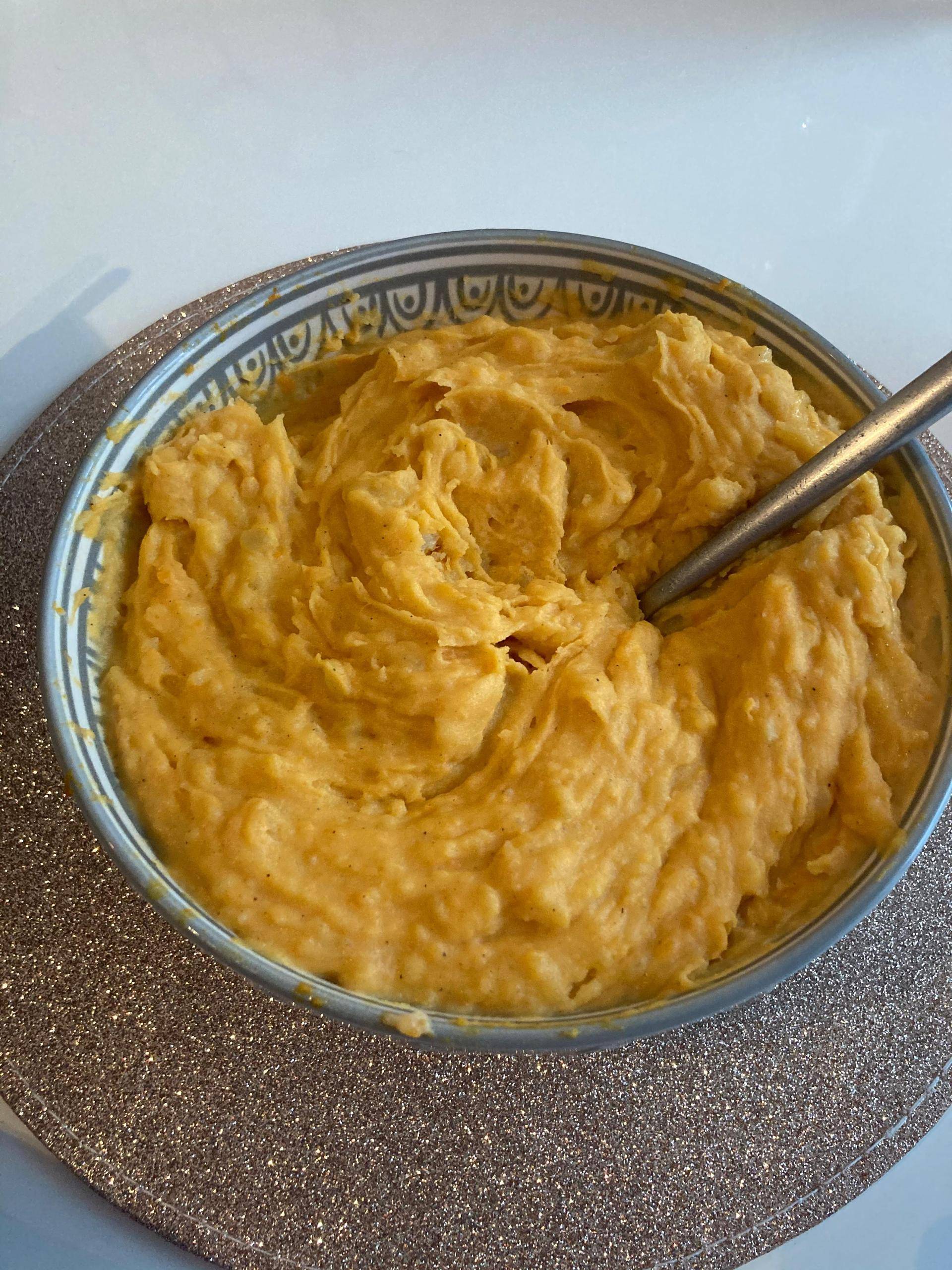 Purée de patate douce et pomme de terre - Recette Cookeo | Moulinex