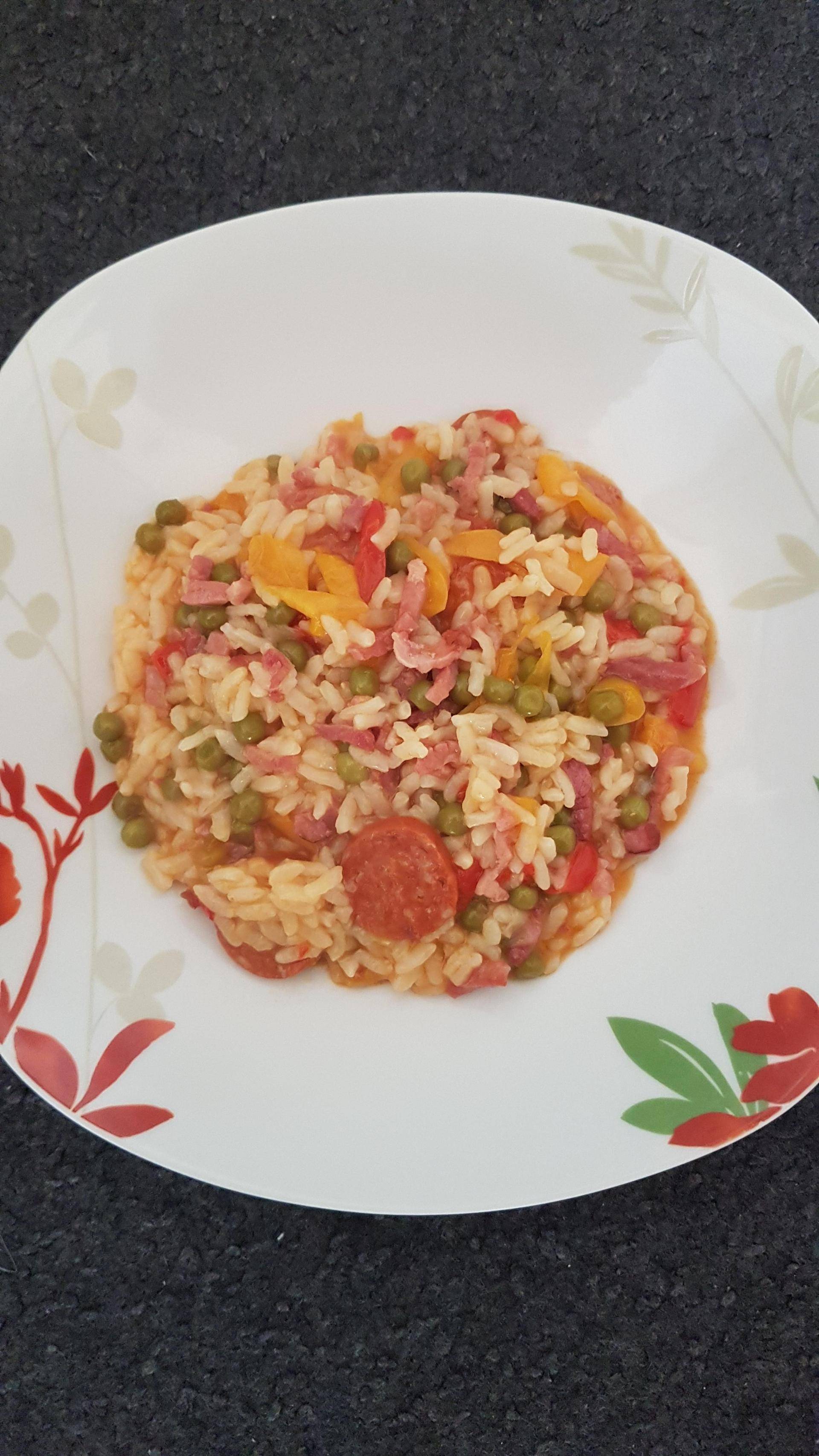 Risotto façon paëlla sans poisson - Recepten Cookeo | Moulinex