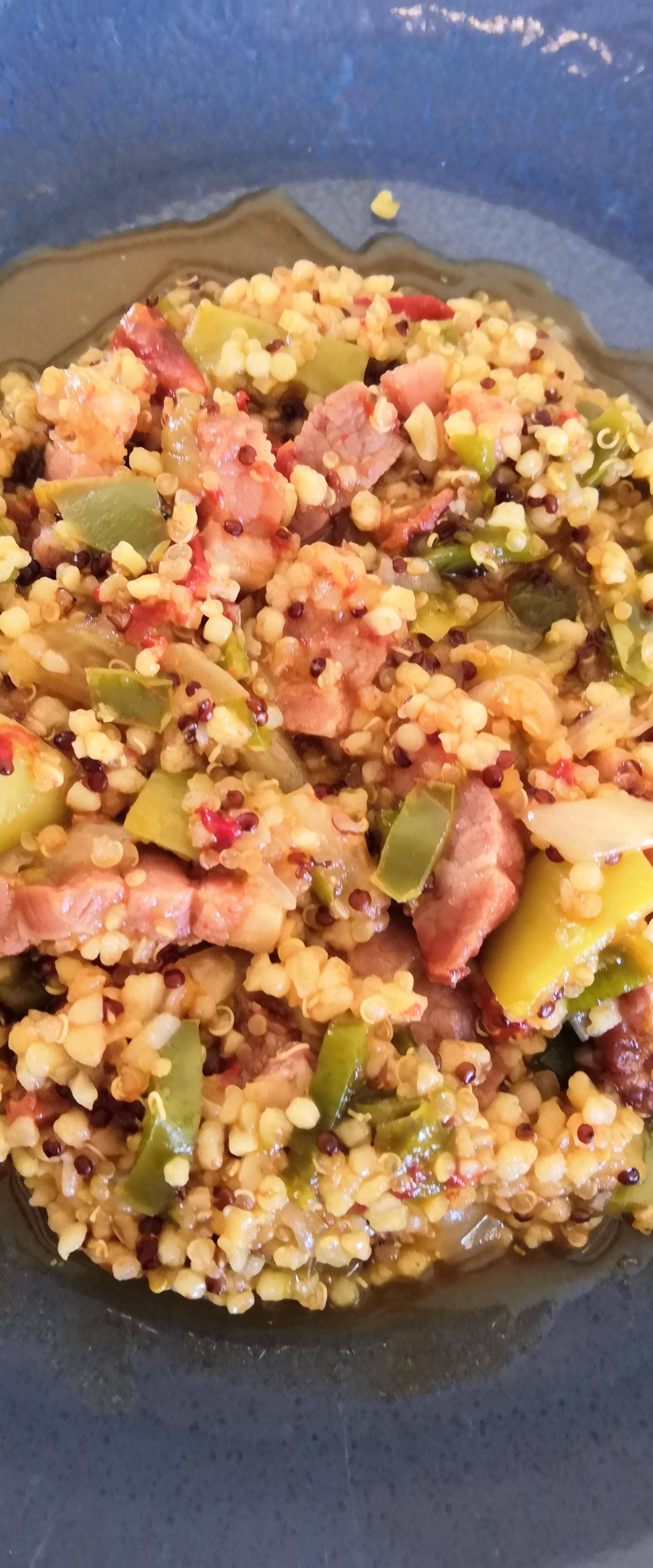 Poivrons-boulgour - Recette Cookeo | Moulinex