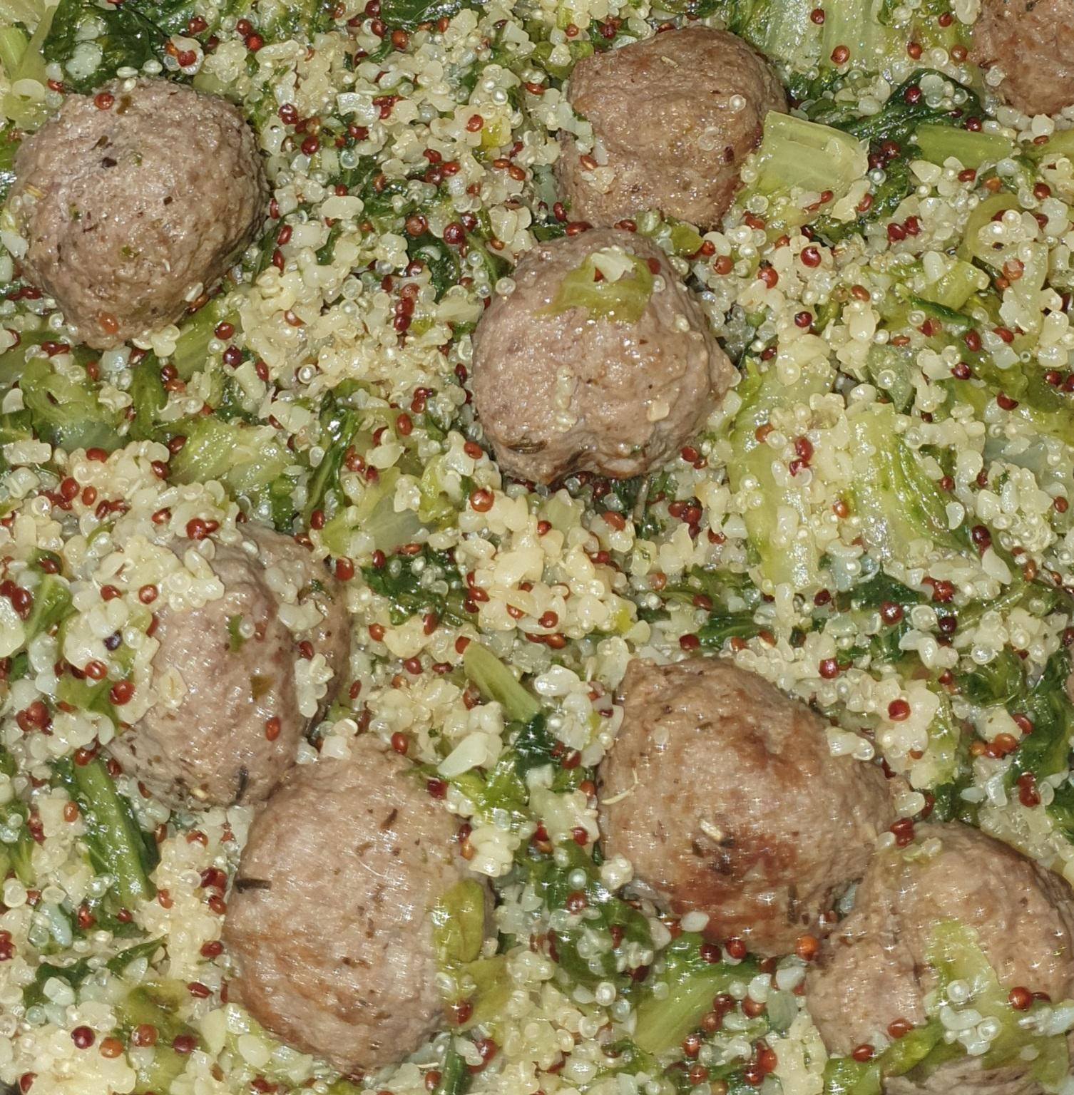 Boulettes de boeuf et quinoa boulgour - Recepten Cookeo | Moulinex