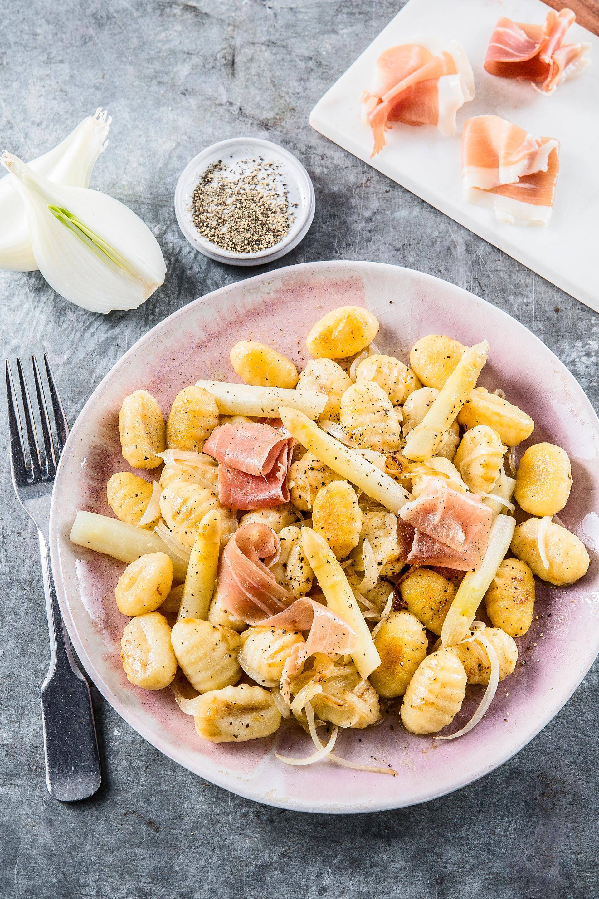 Gnocchi aux asperges blanches - Recette Cookeo | Moulinex