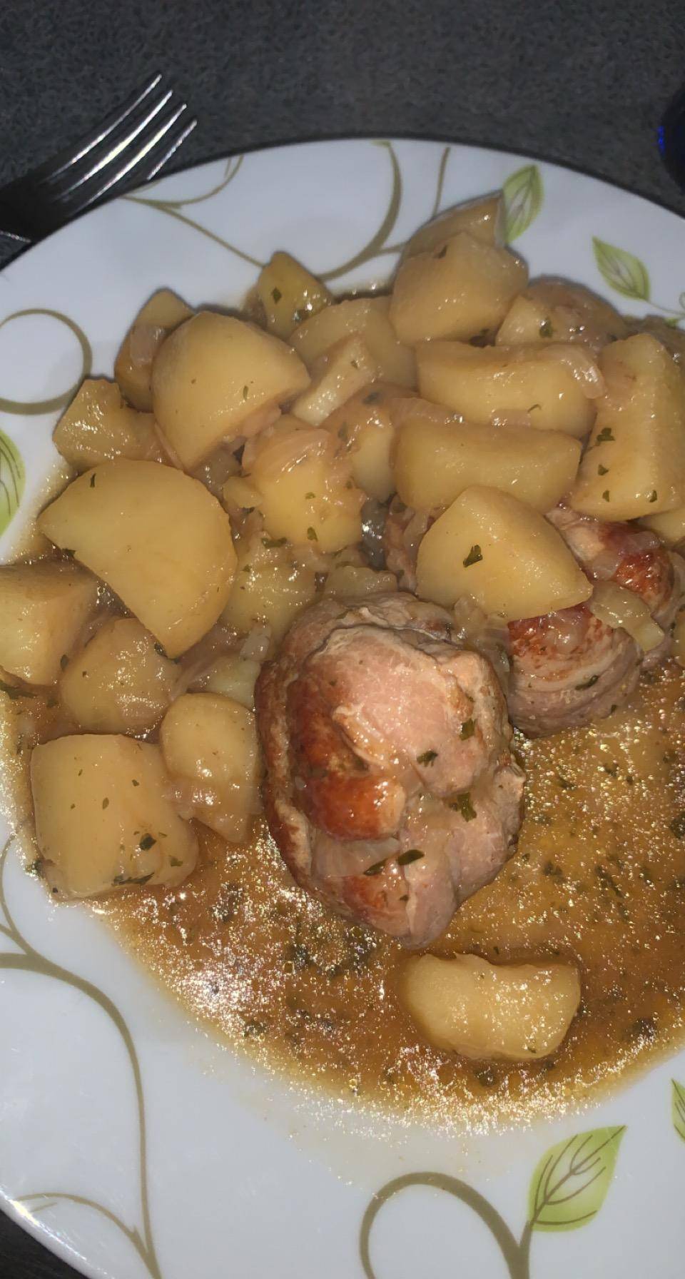 Paupiettes de porc accompagné de ses pommes de terre - Recepten Cookeo | Moulinex