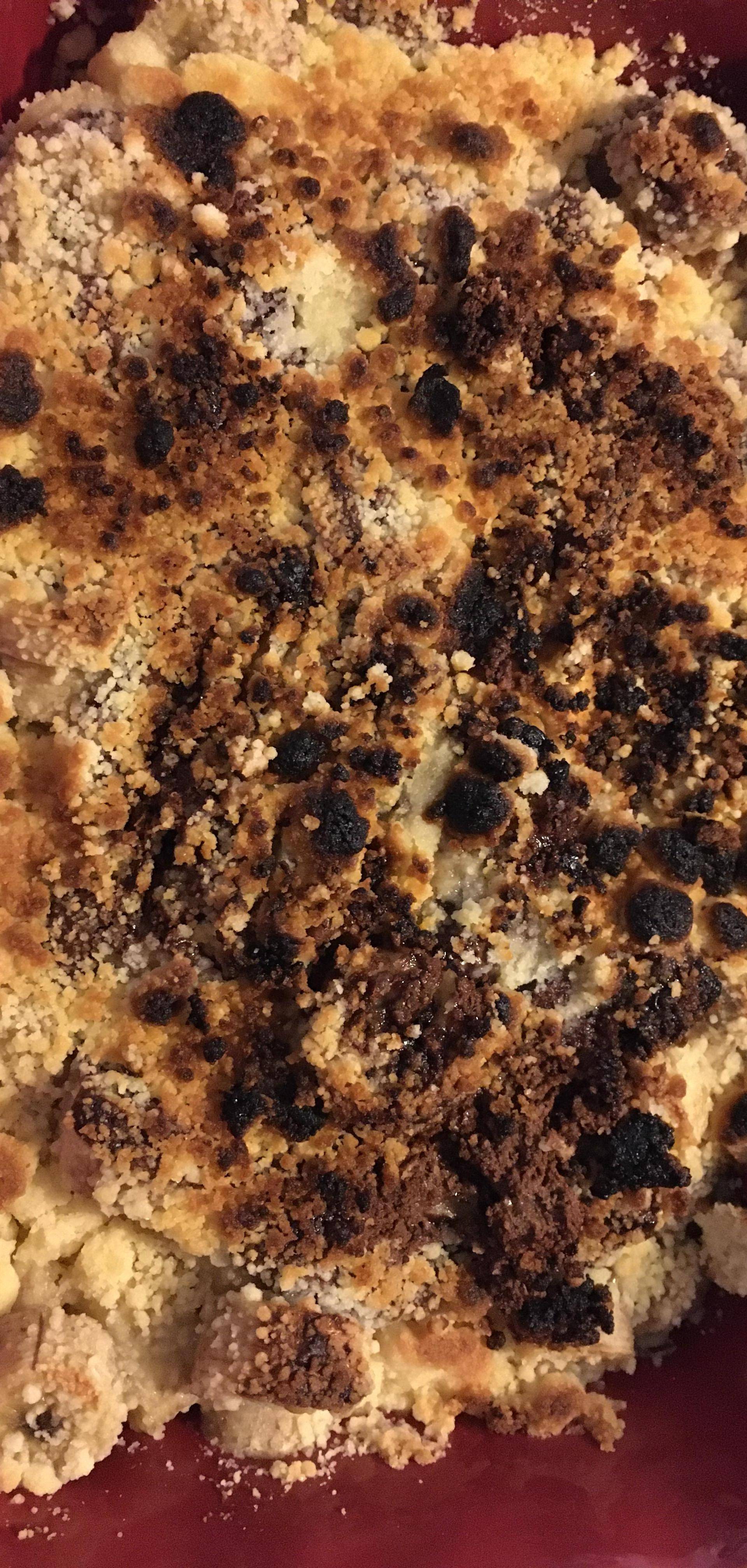 Crumble bananes nutella - Recette Companion | Moulinex